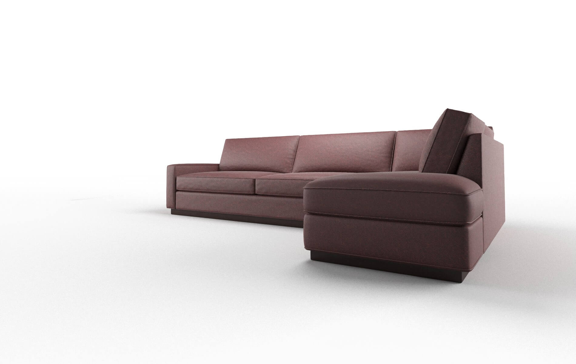 Alton Derby Berry Panel espresso legs 4