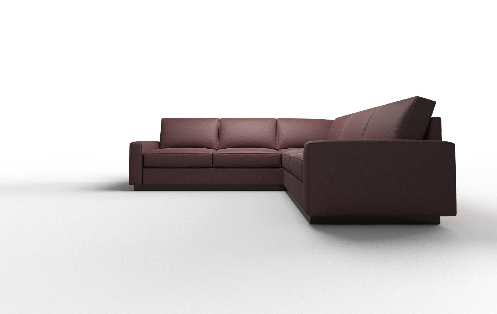 Alton Derby Berry Sectional espresso legs 5