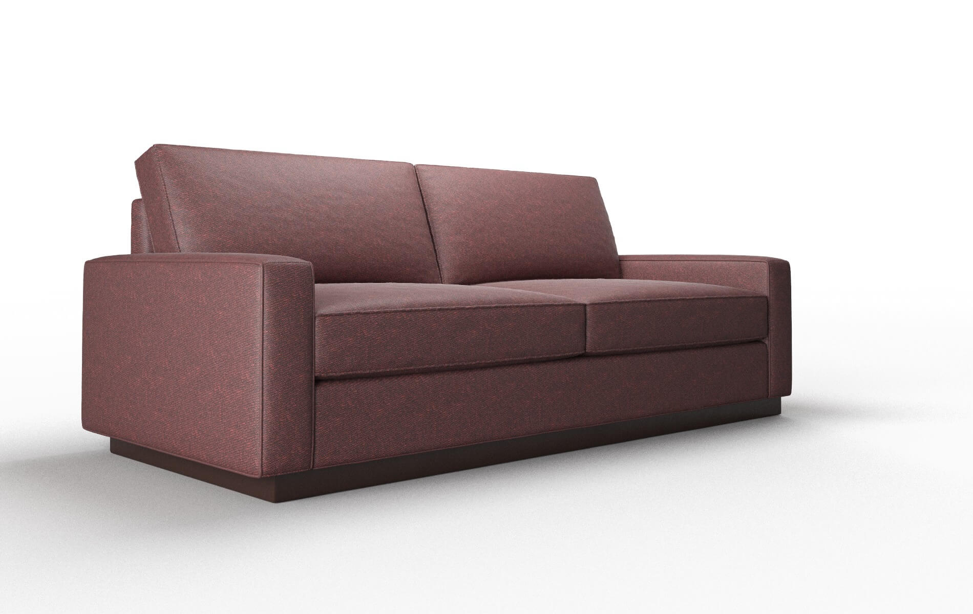 Alton Derby Berry Sofa espresso legs 2