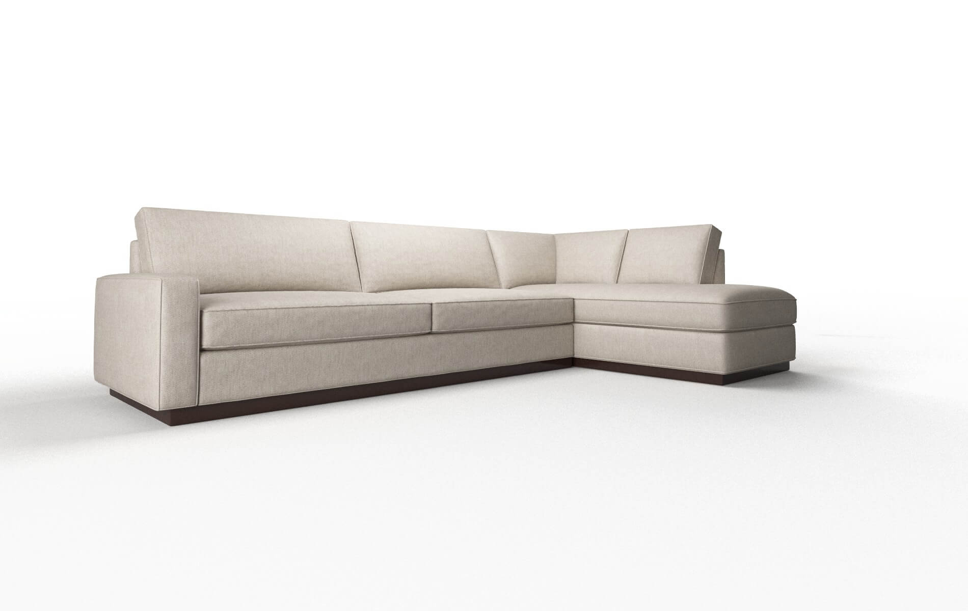 Alton Derby Linen Panel espresso legs 2