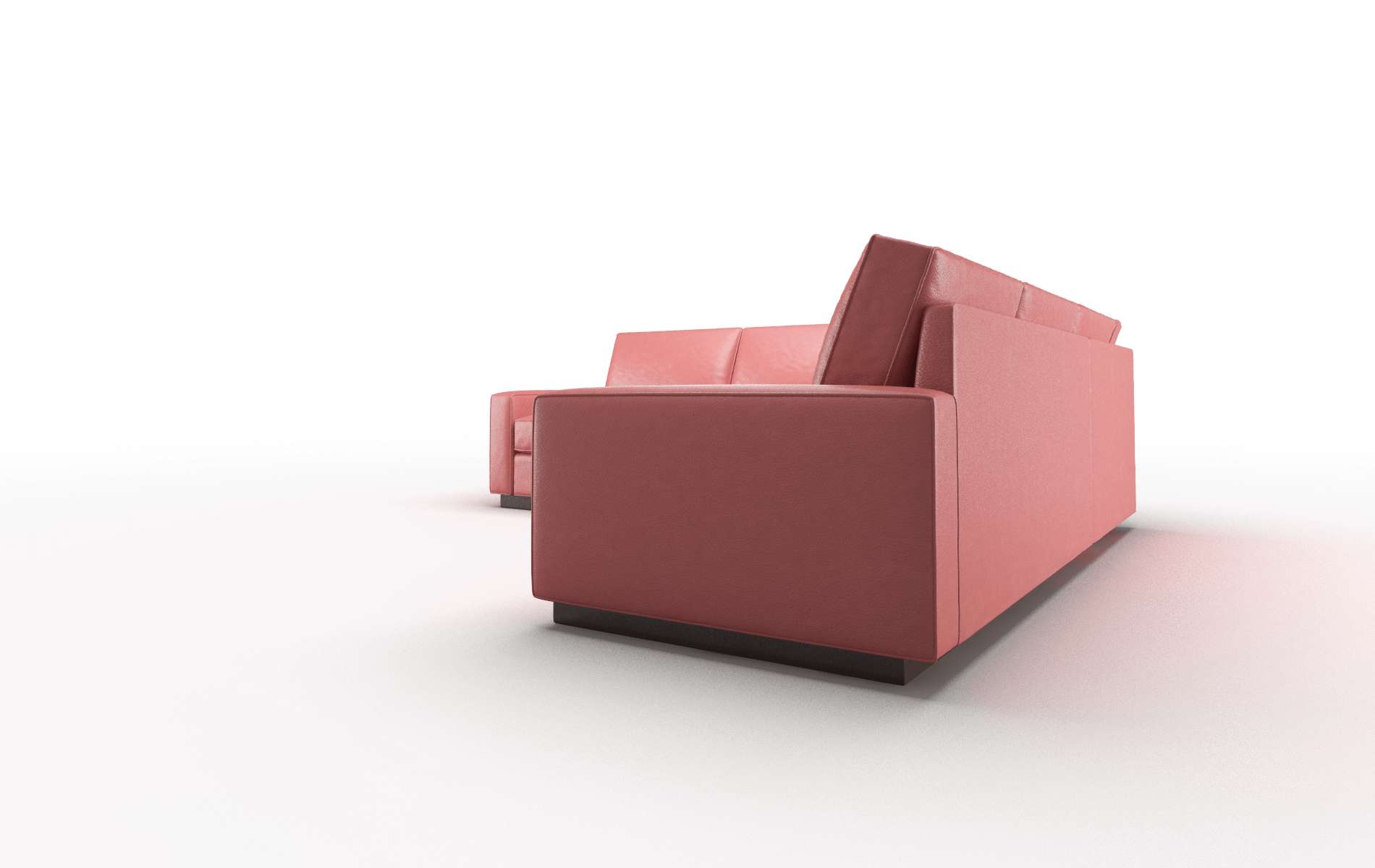 Alton Dillion Cordovan Sectional espresso legs 4