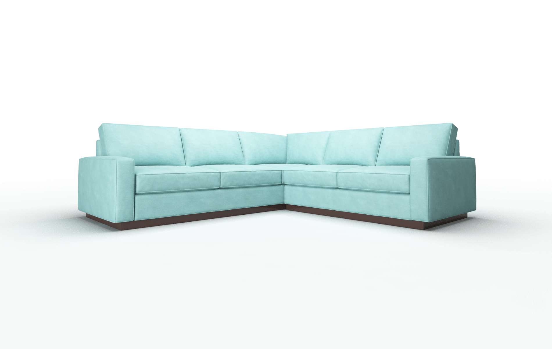 Alton Dream_d french_blue Sectional Espresso Legs  1