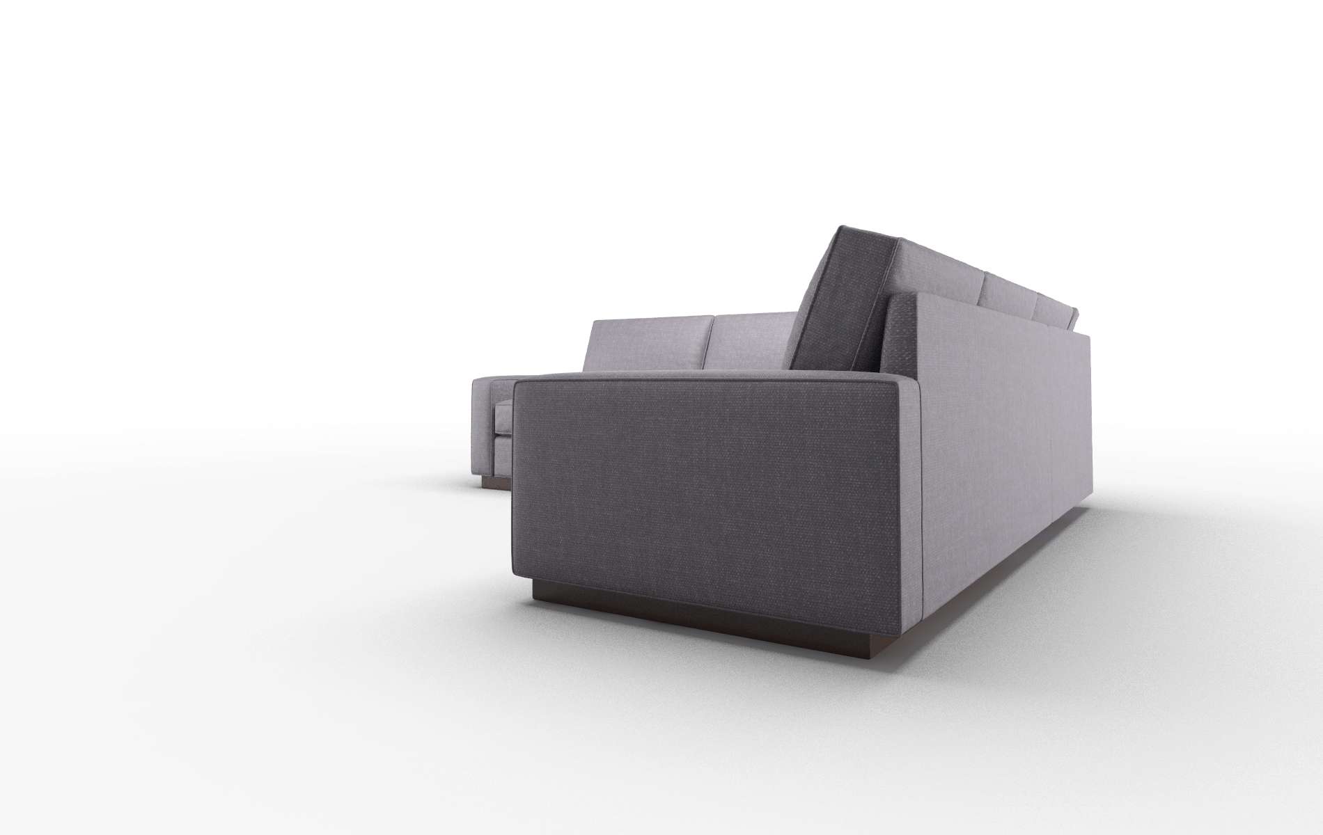 Alton Durham Ink Sectional espresso legs 4