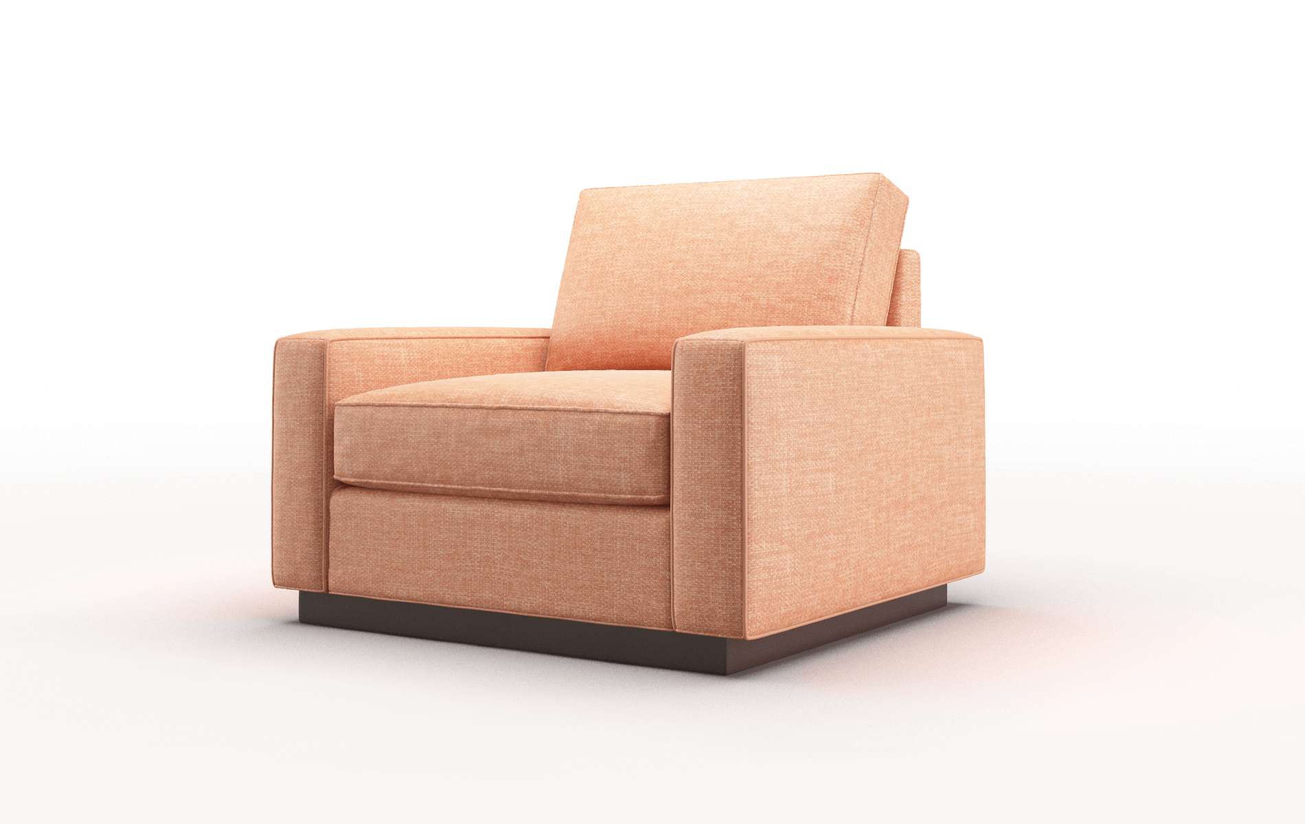 Alton Durham Tangerine Chair espresso legs 4