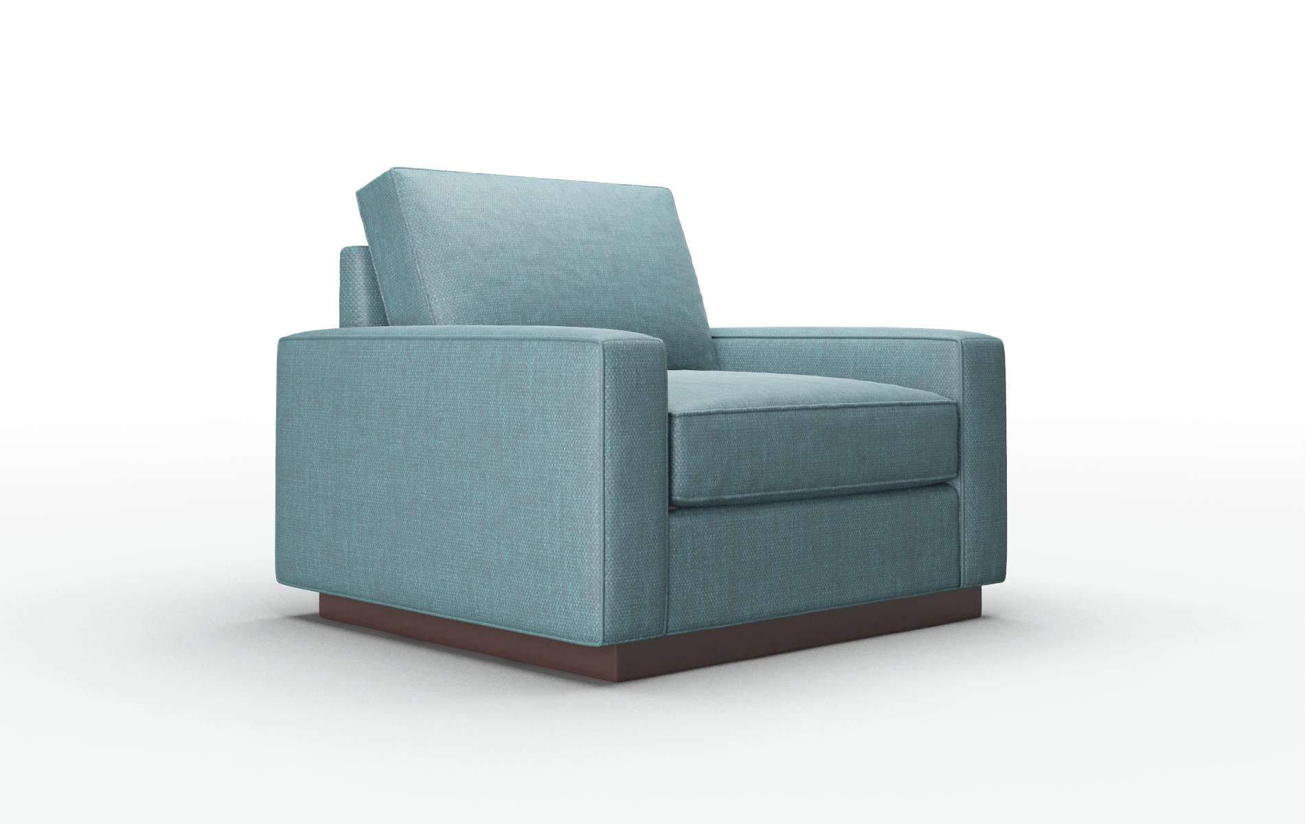 Alton Elliot Teal Chair espresso legs 2