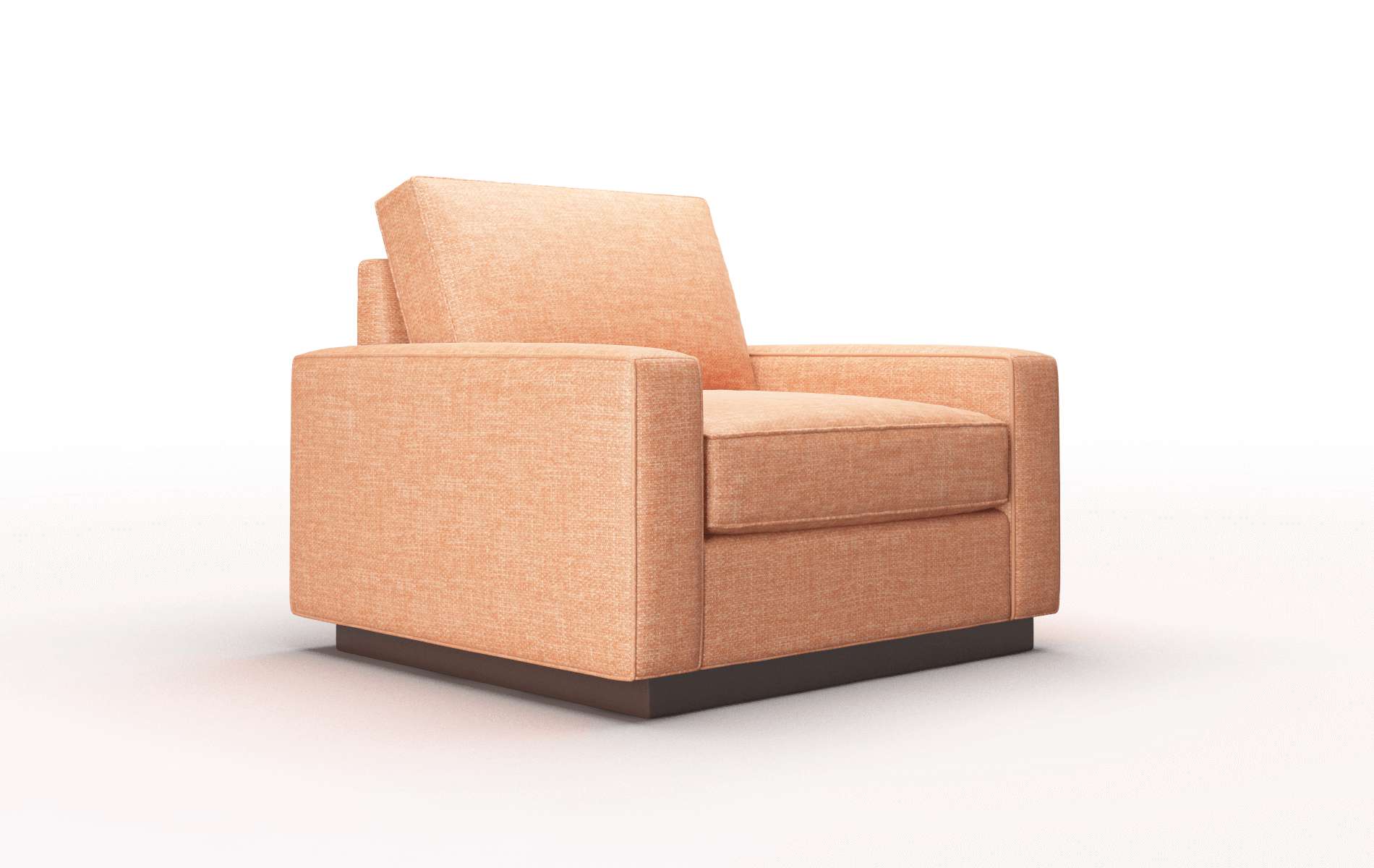 Alton Hepburn Appricot Chair espresso legs 2
