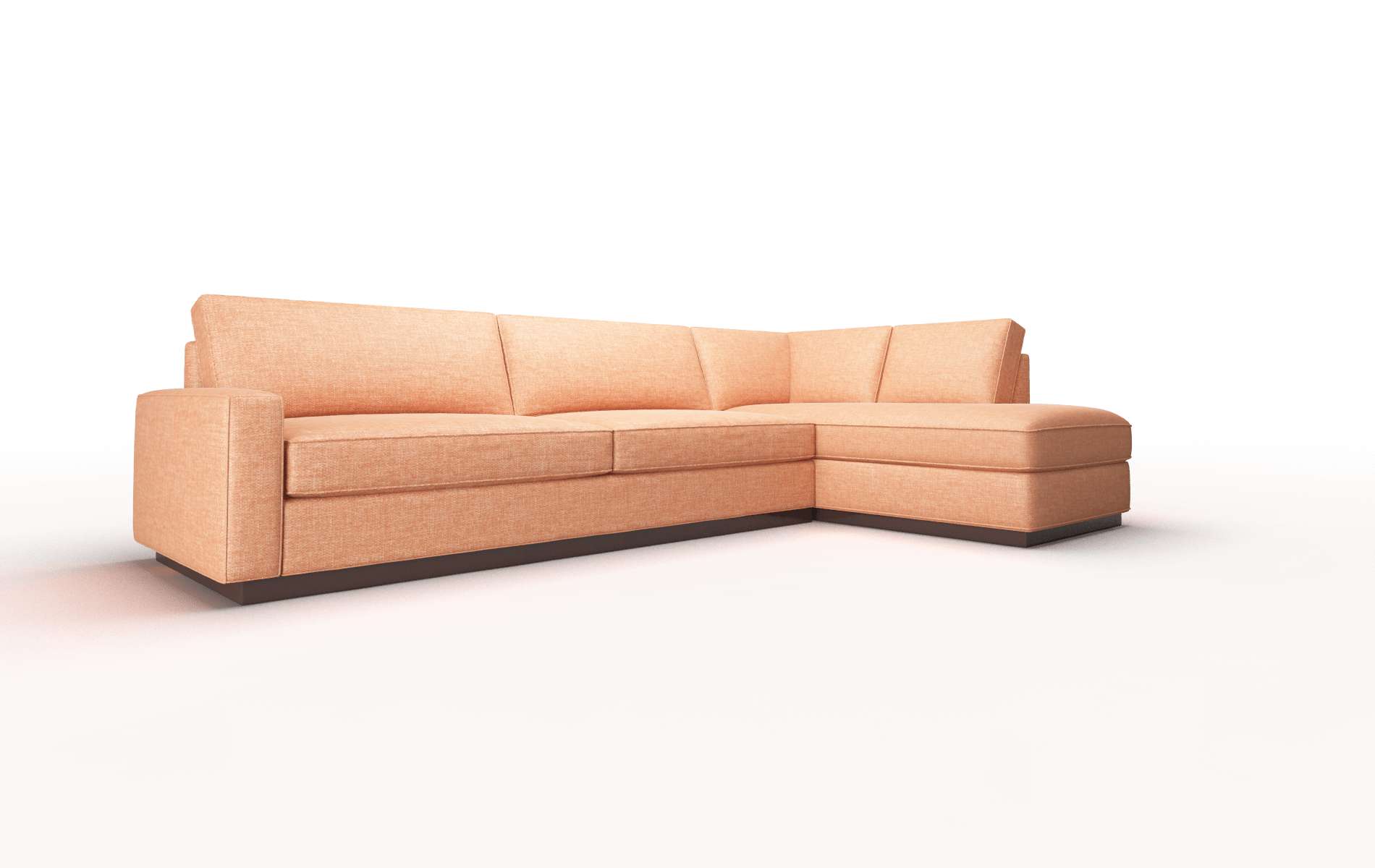 Alton Hepburn Appricot Panel espresso legs 2
