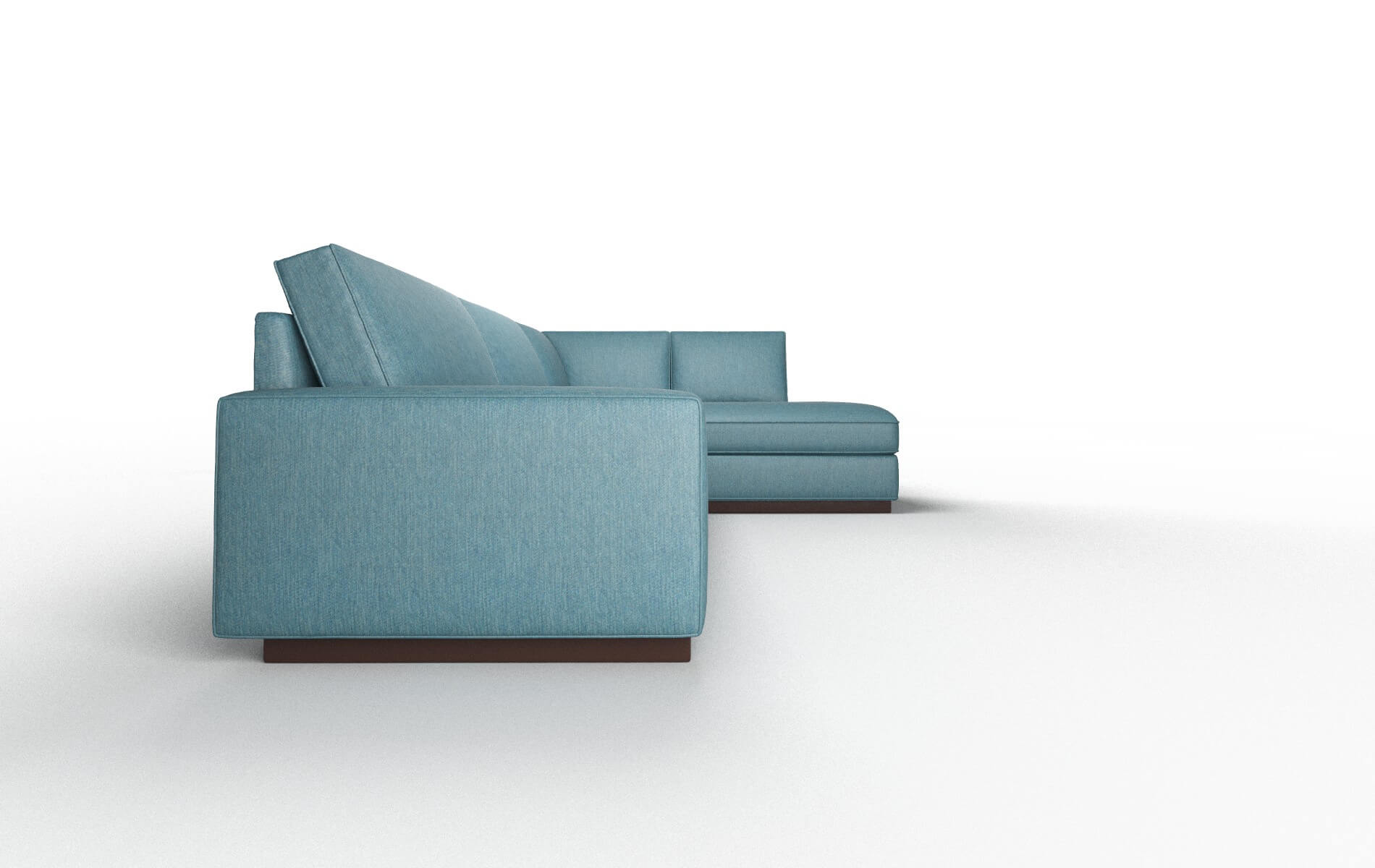 Alton Hepburn Teal Panel espresso legs 3