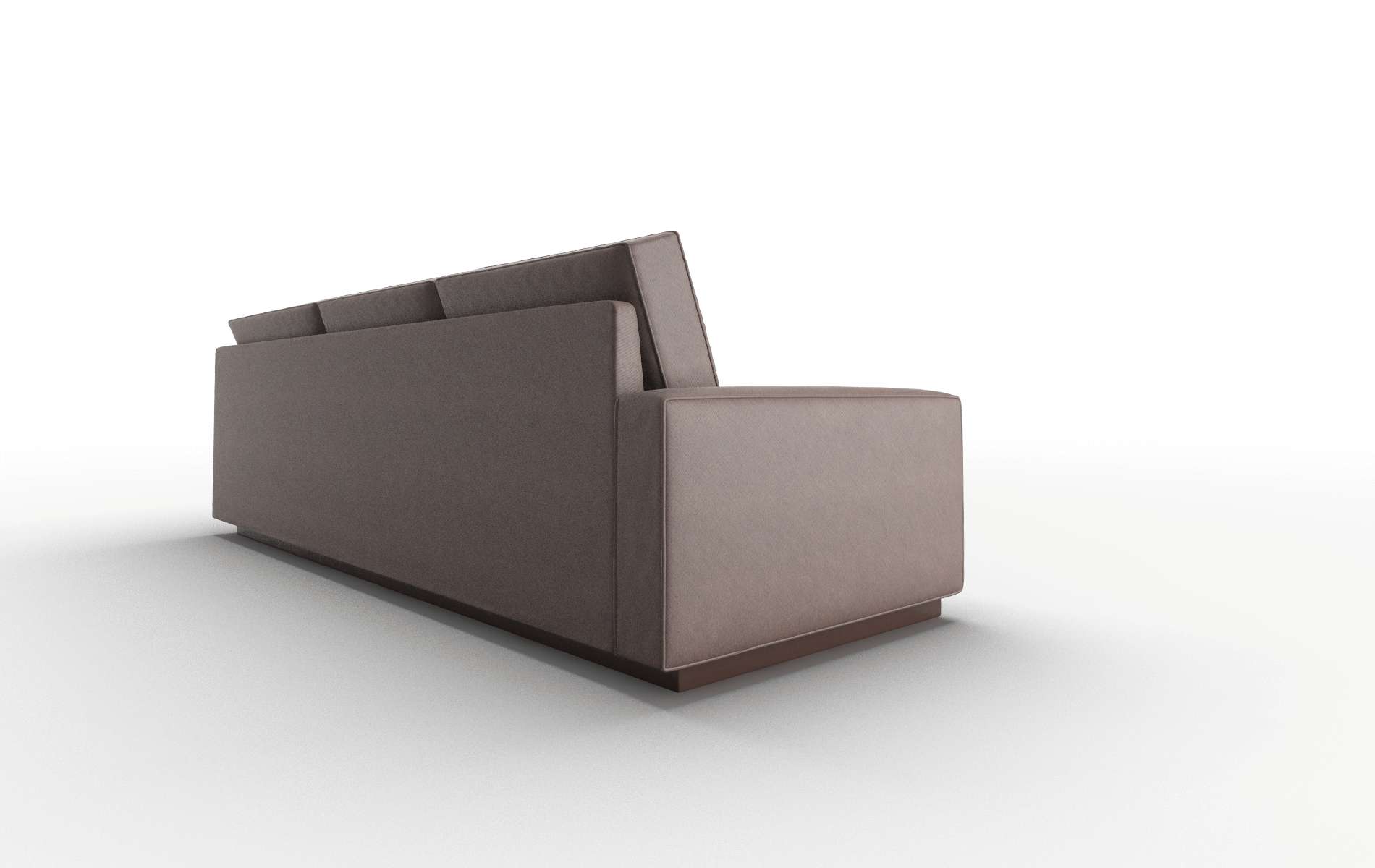 Alton Insight Cafe Sectional espresso legs 3