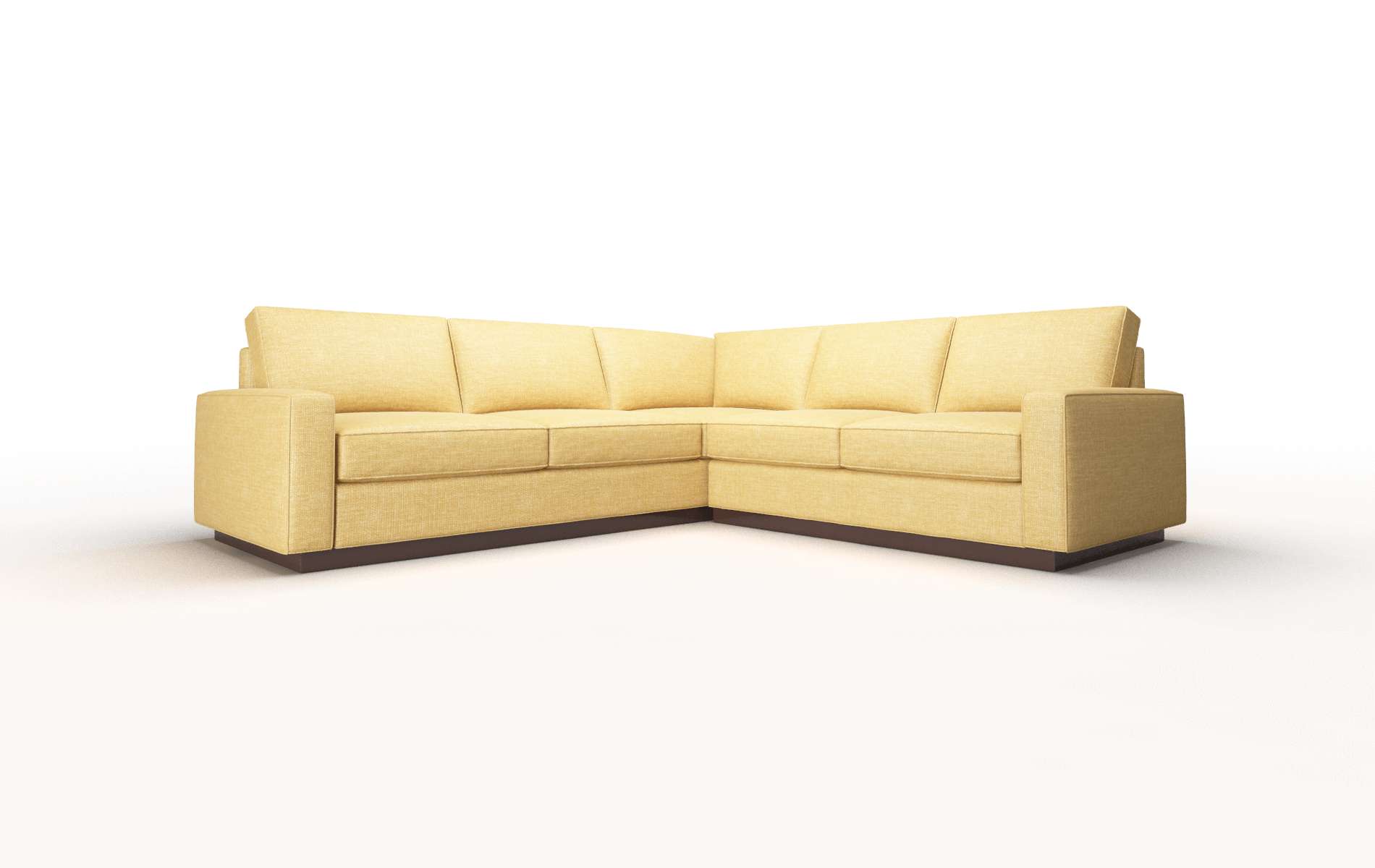 Alton Insight Citronella Sectional espresso legs