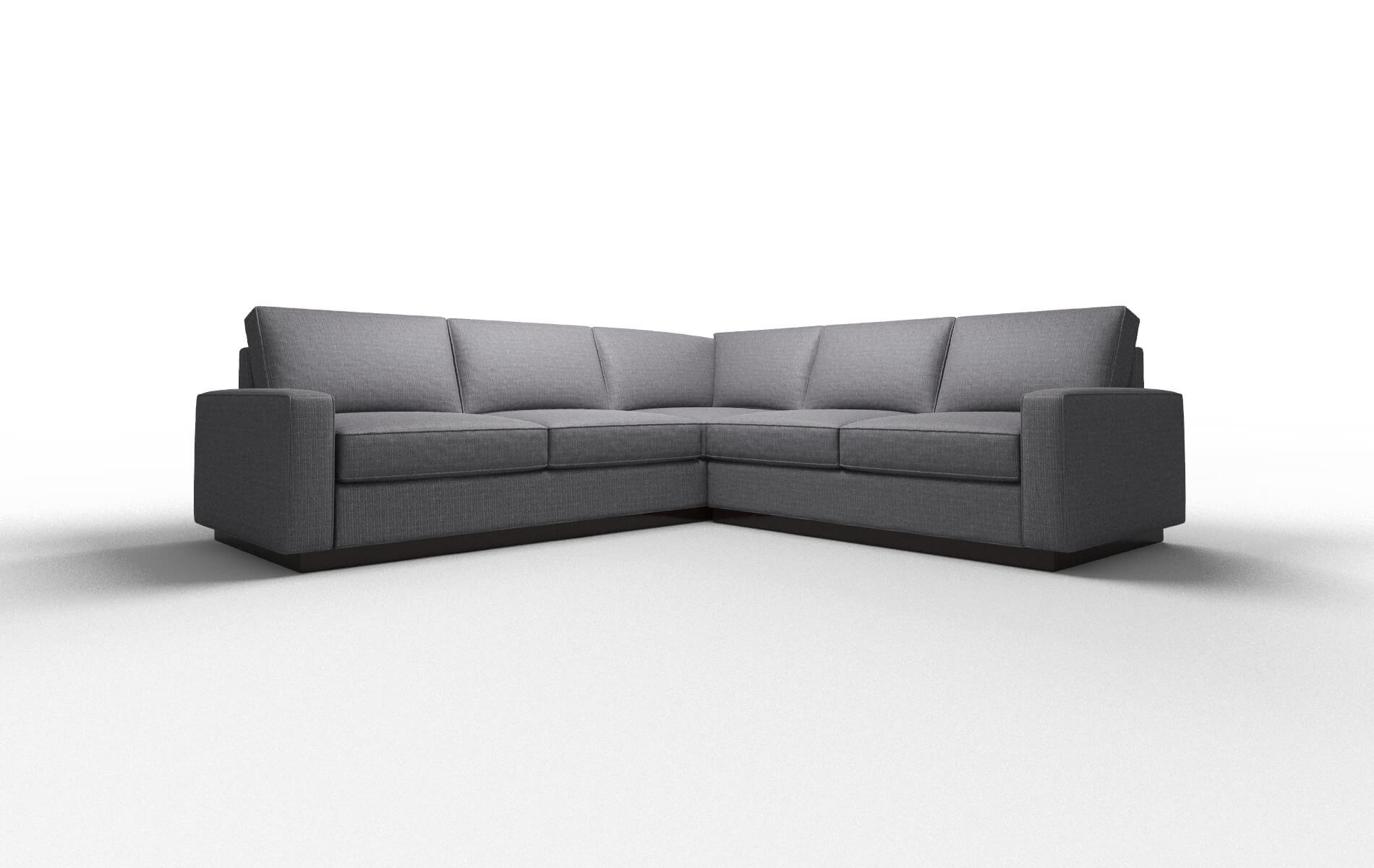 Alton Insight Denim Sectional espresso legs 1