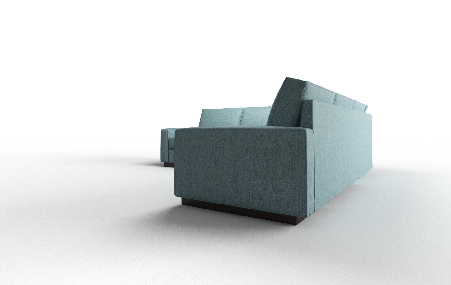 Alton Insight Peacock Sectional espresso legs 4