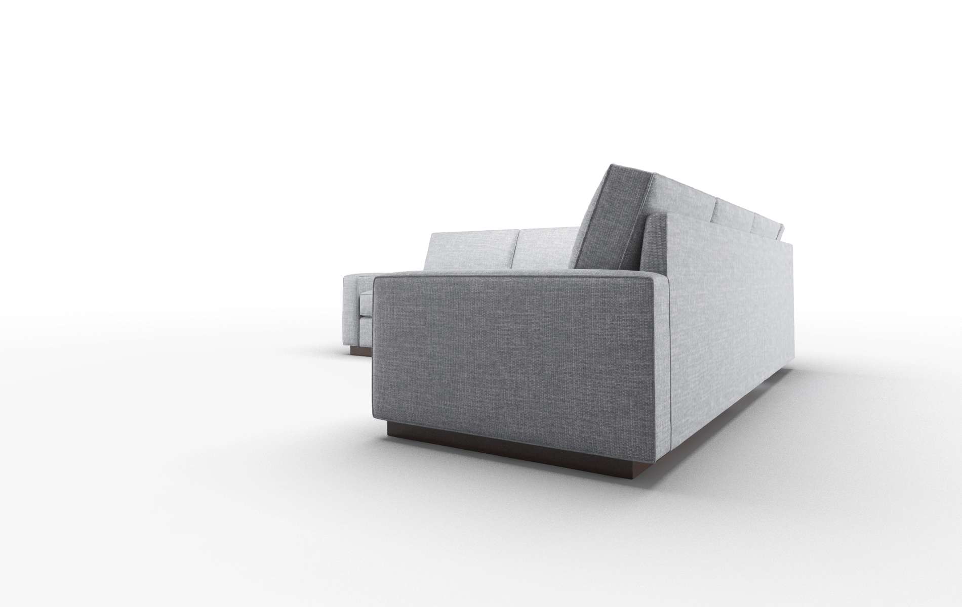 Alton Keylargo Ash Sectional espresso legs 4