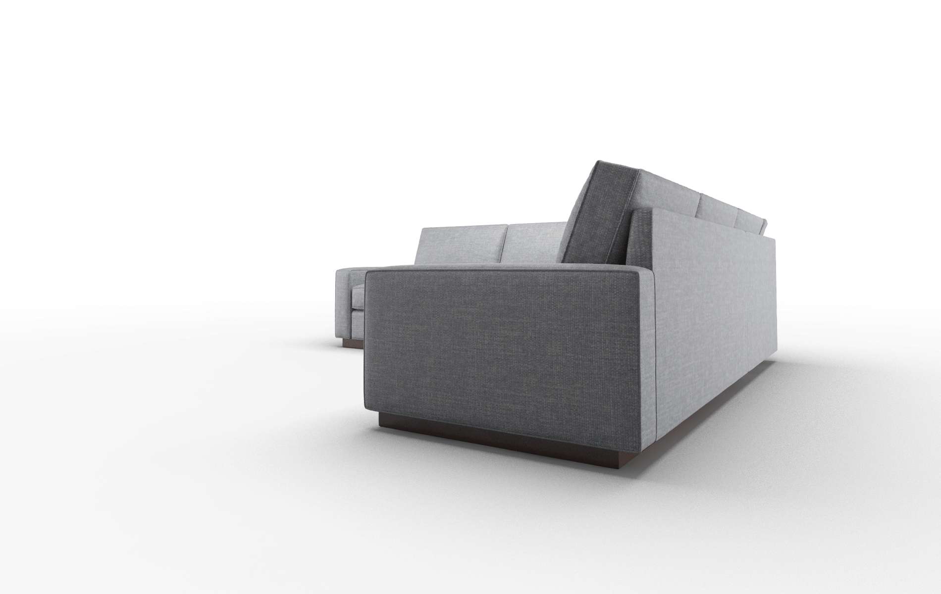 Alton Keylargo Graphite Sectional espresso legs 4