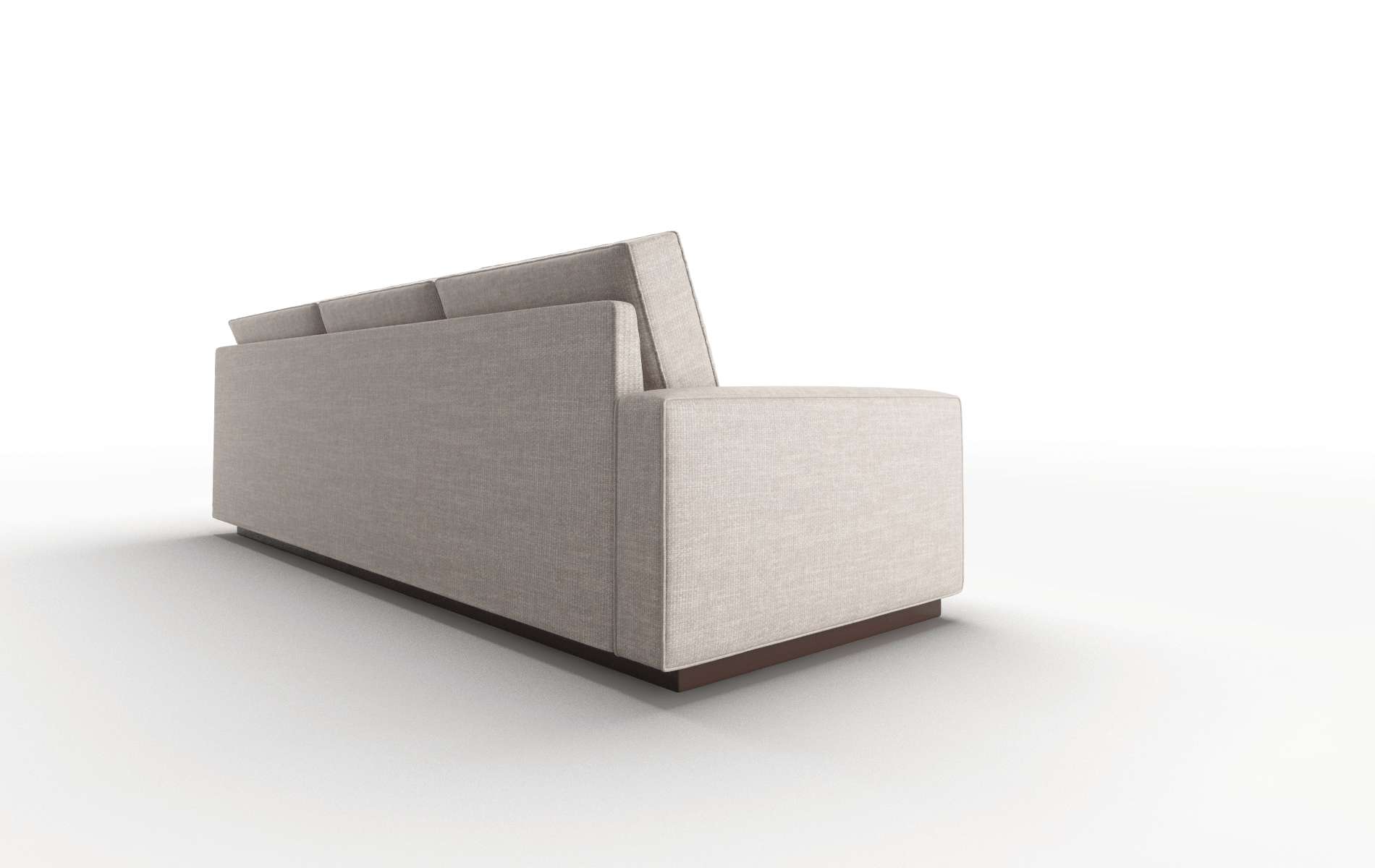 Alton Keylargo Pumice Sectional espresso legs 3