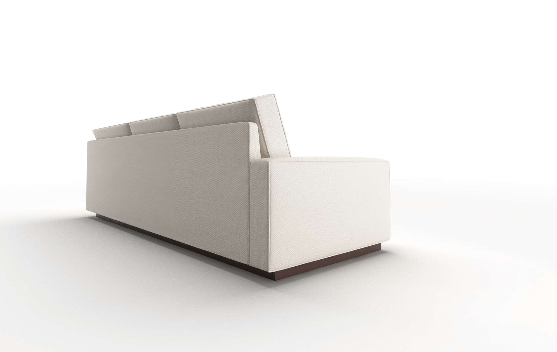 Alton Malibu Linen Sectional espresso legs 3