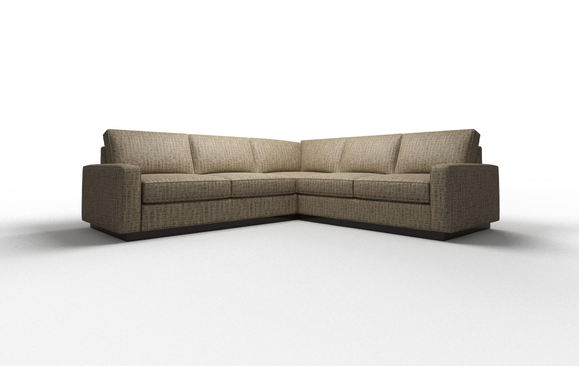 Alton Marcy Camel Sectional espresso legs 1
