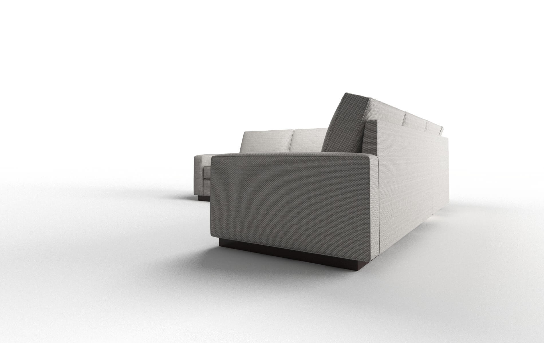 Alton Naples Ash Sectional espresso legs 4