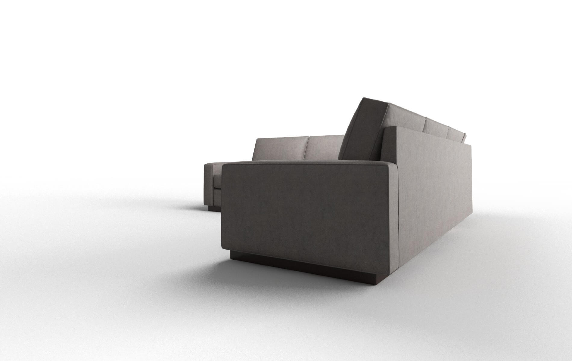 Alton Noble Otter Sectional espresso legs 4