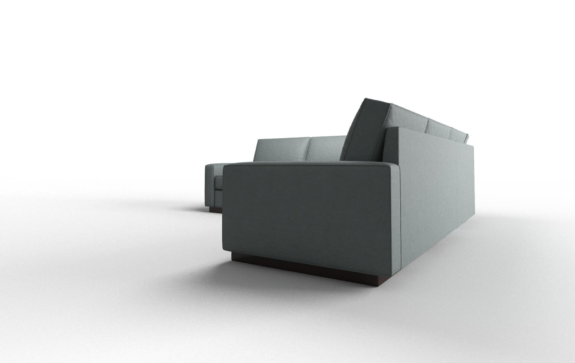 Alton Oakley Baltic Sectional espresso legs 4