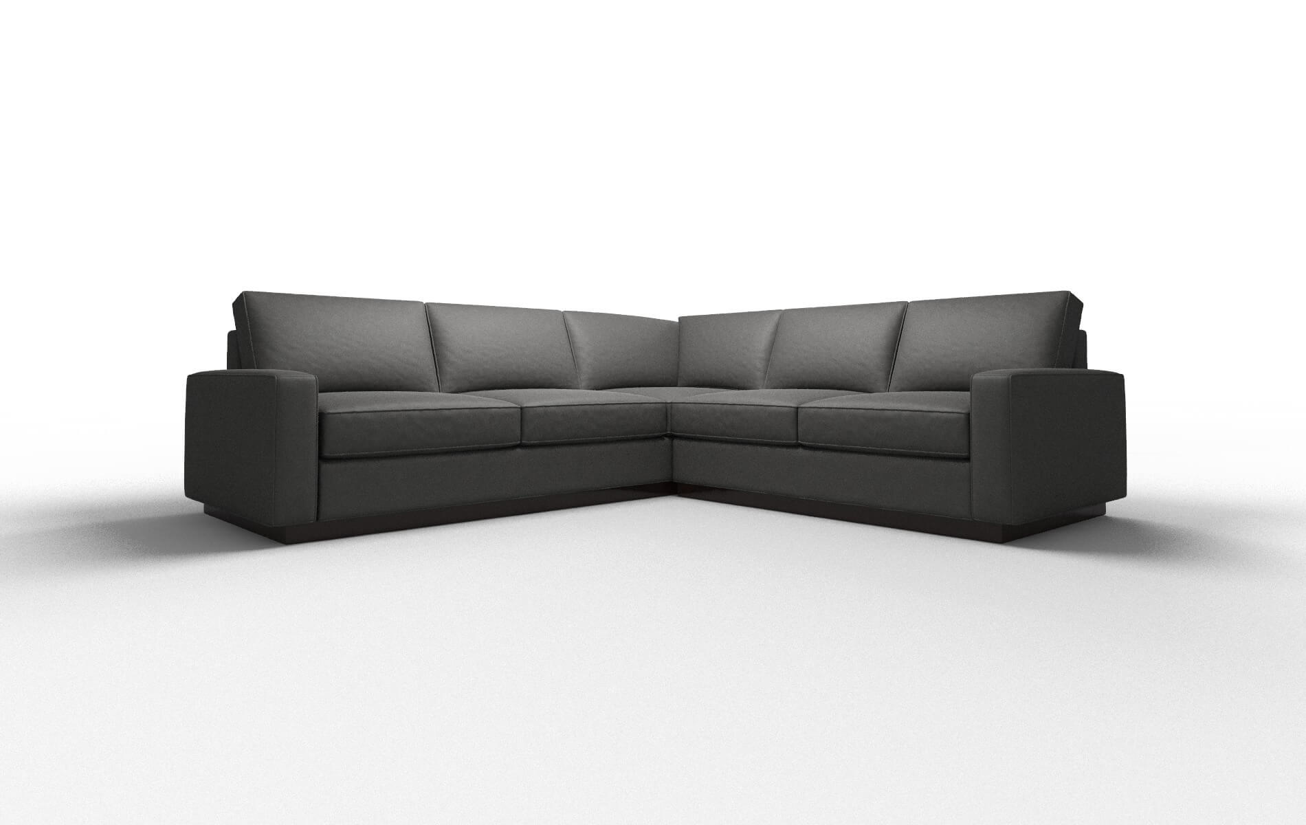 Alton Oakley charcoal Sectional Espresso Legs  1