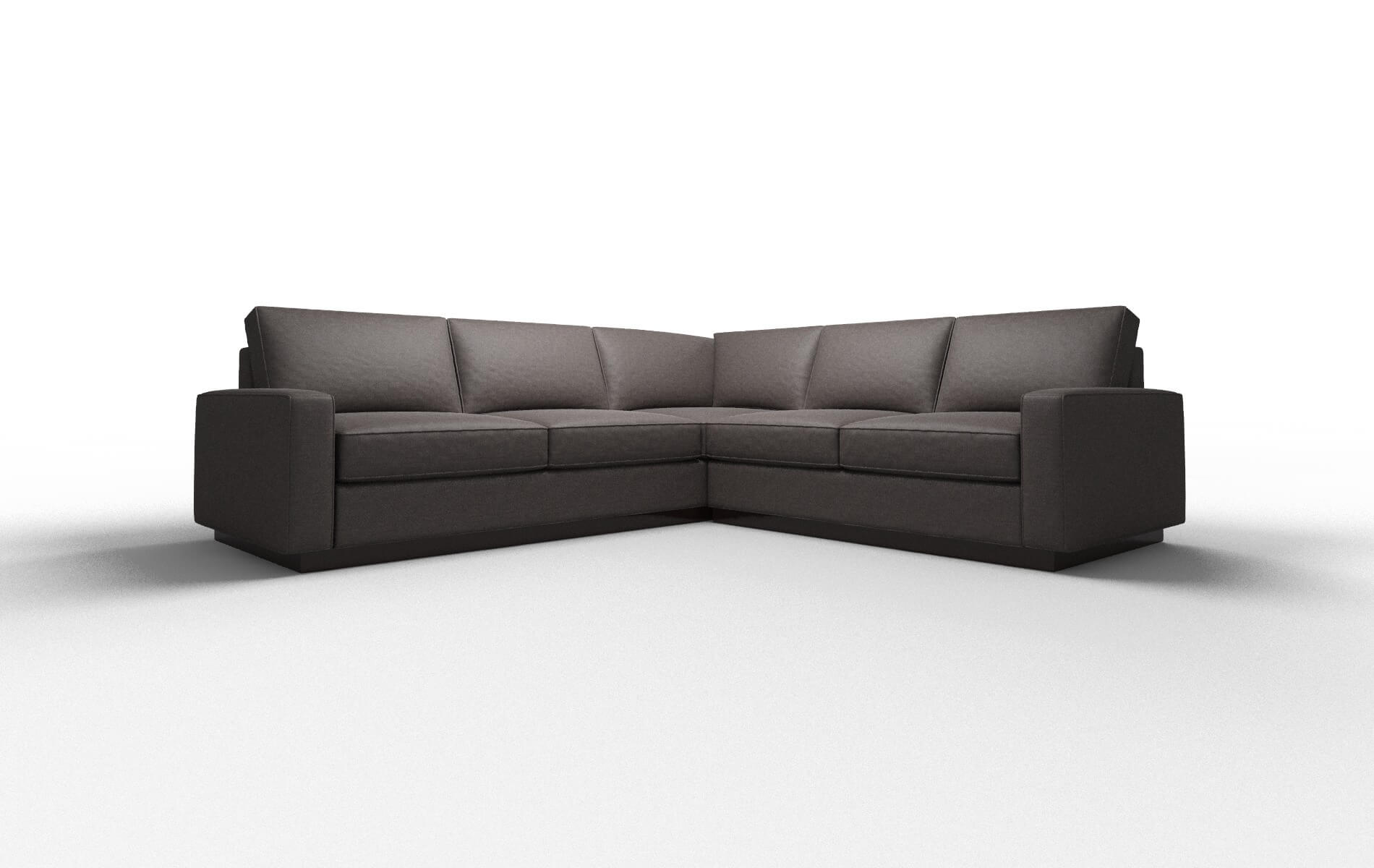 Alton Oscar chocolate Sectional Espresso Legs  1