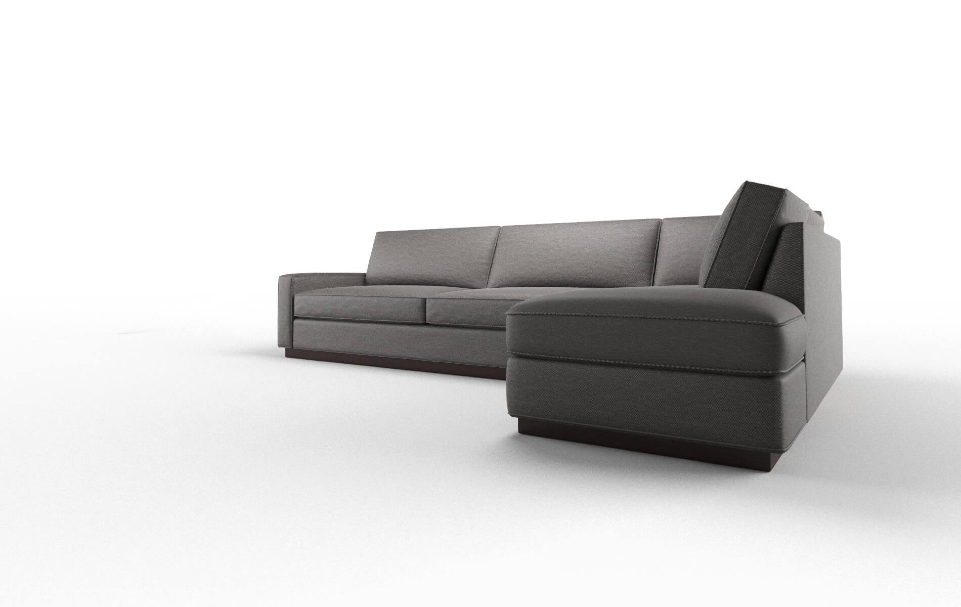 Alton Oscar Grey Panel espresso legs 4