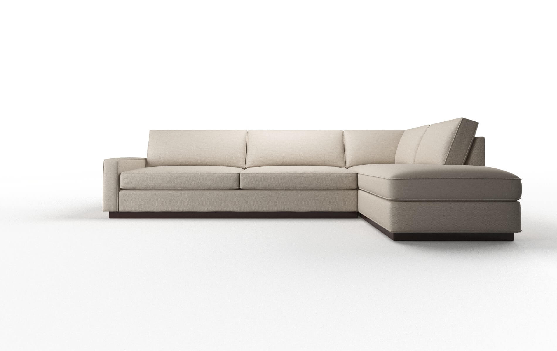 Alton Oscar Linen Panel espresso legs 1