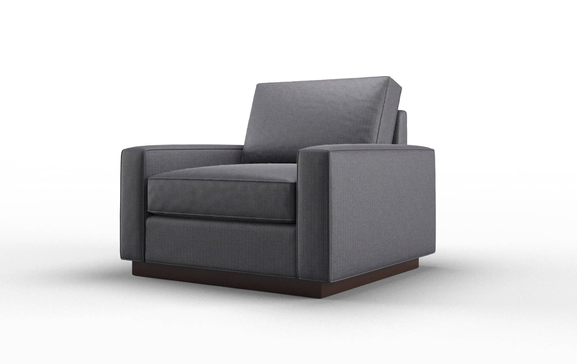 Alton Parker Charcoal Chair espresso legs 4