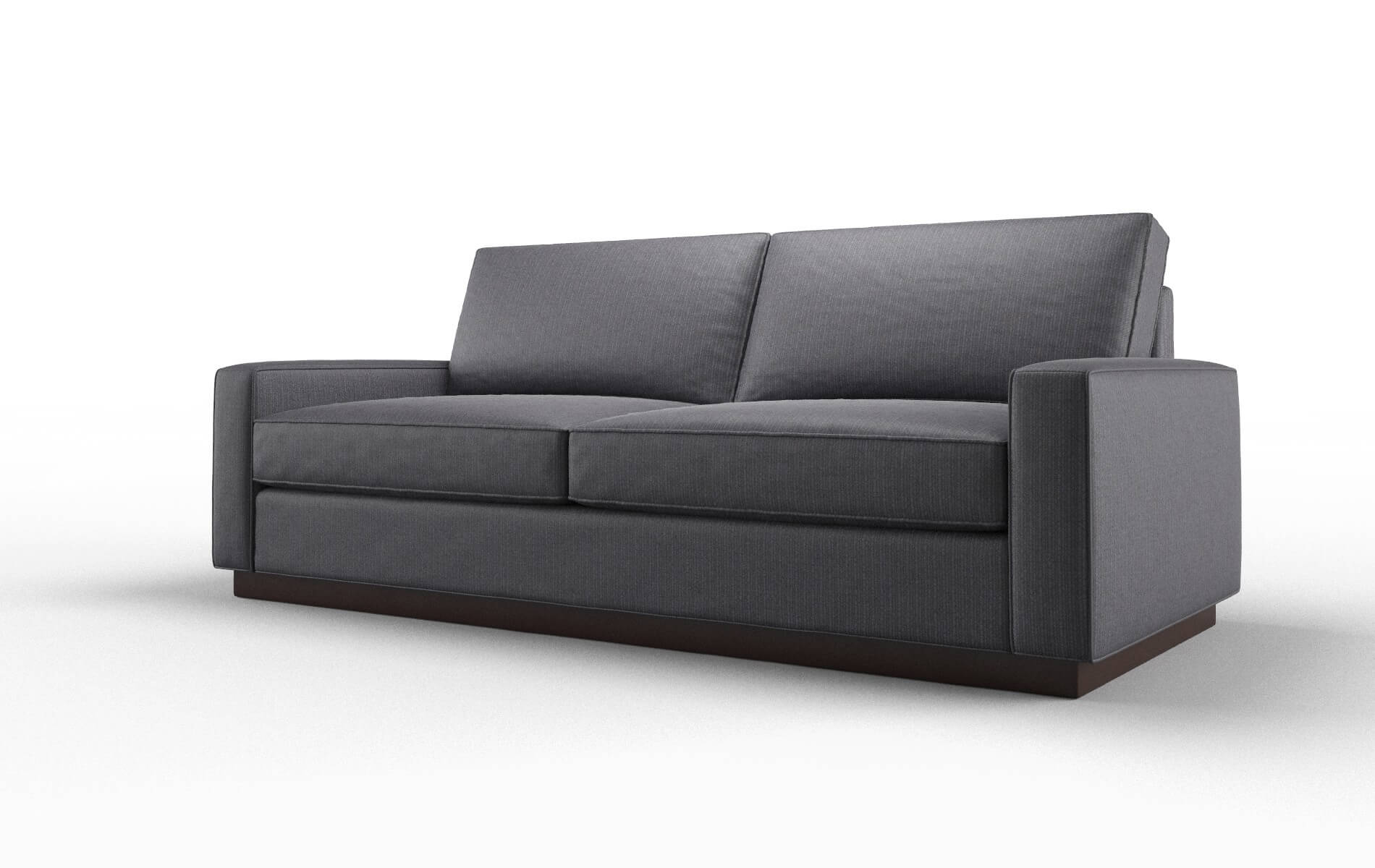 Alton Parker Charcoal Sofa espresso legs 4