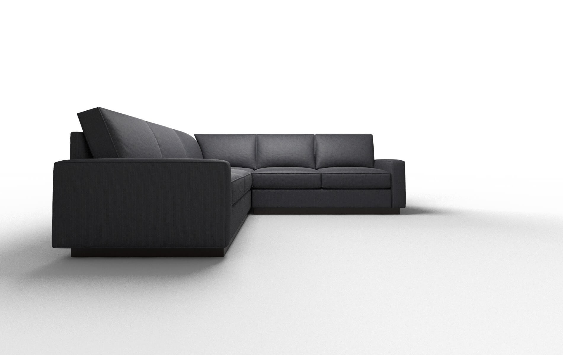 Alton Parker Midnight Sectional espresso legs 2