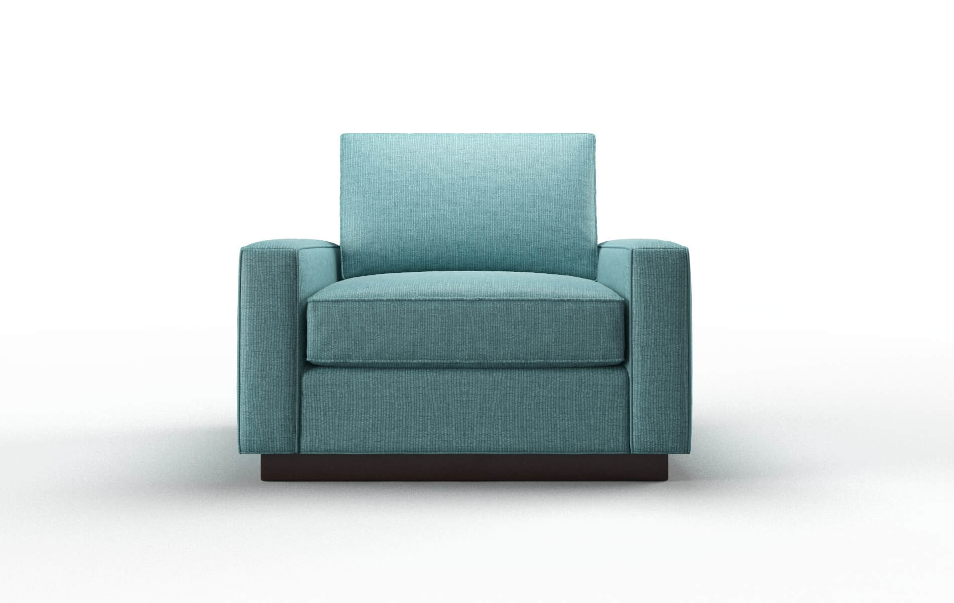 Alton Parker Turquoise Chair espresso legs 1