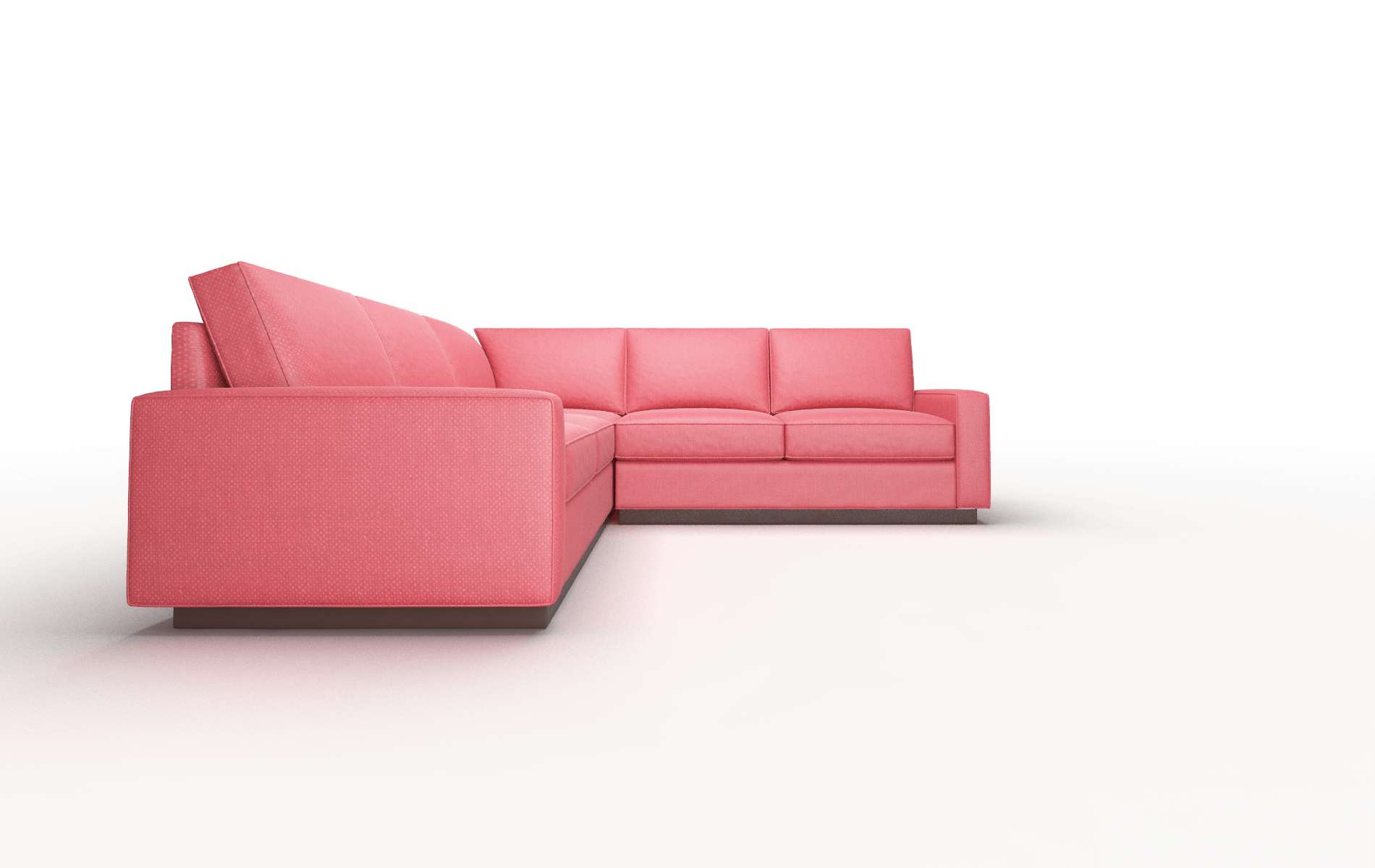 Alton Pauline Ruby Sectional espresso legs 2