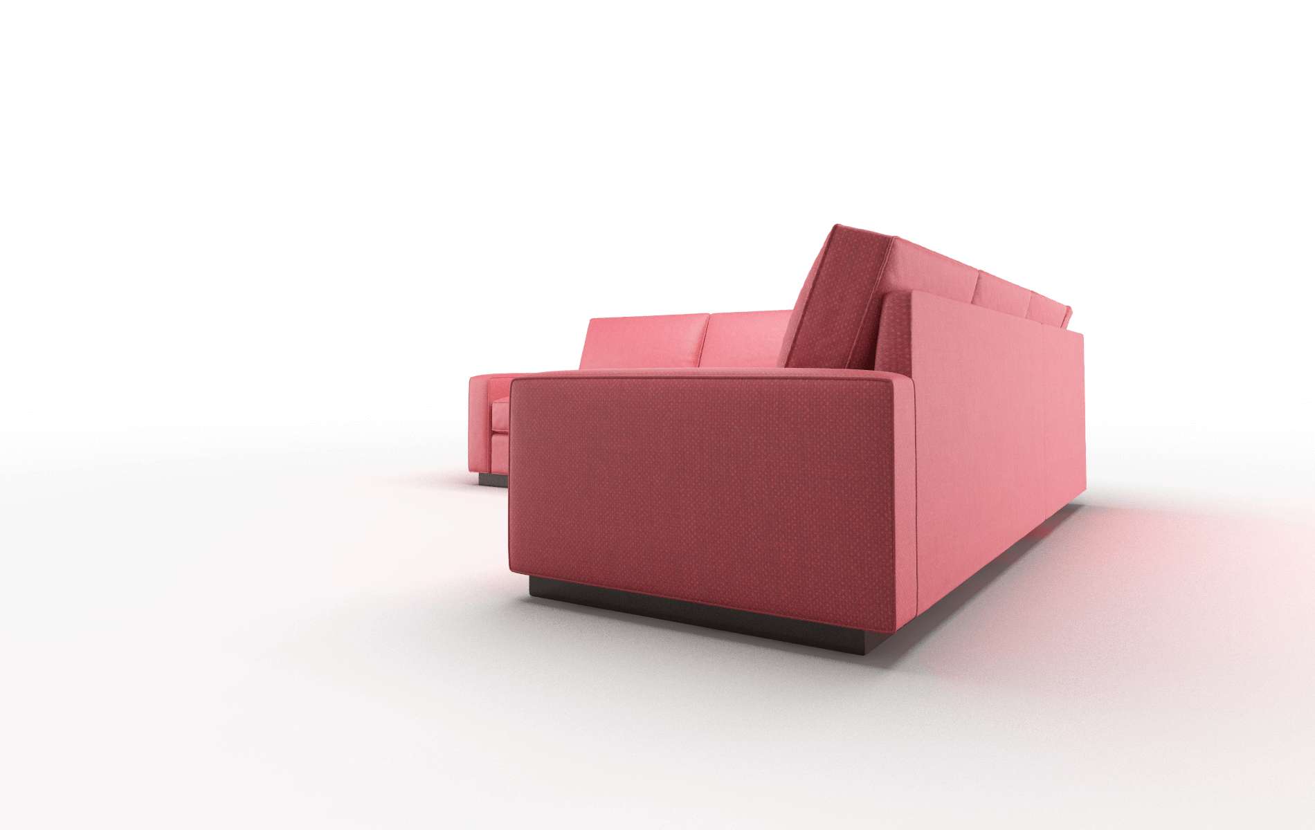 Alton Pauline Ruby Sectional espresso legs 4