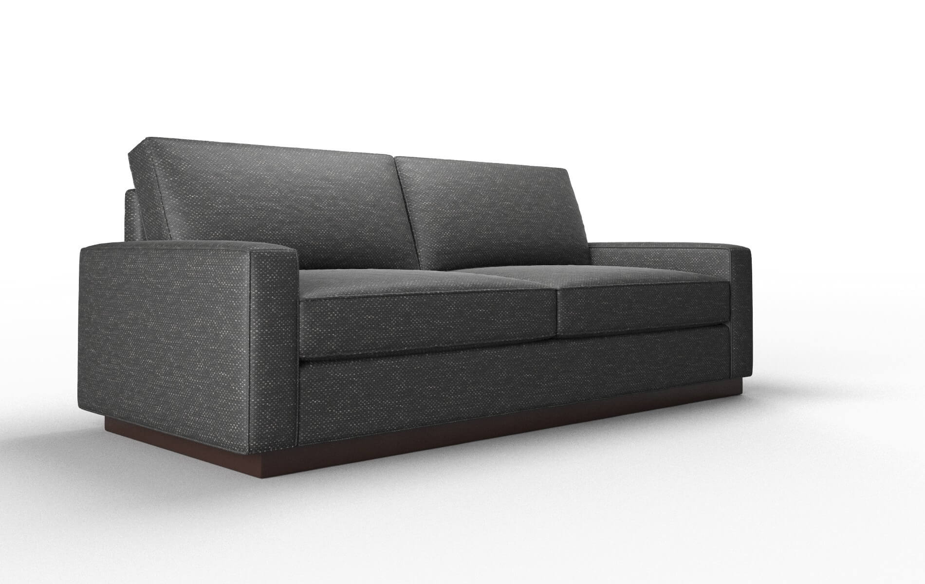 Alton Phoenix Charcoal Sofa espresso legs 2