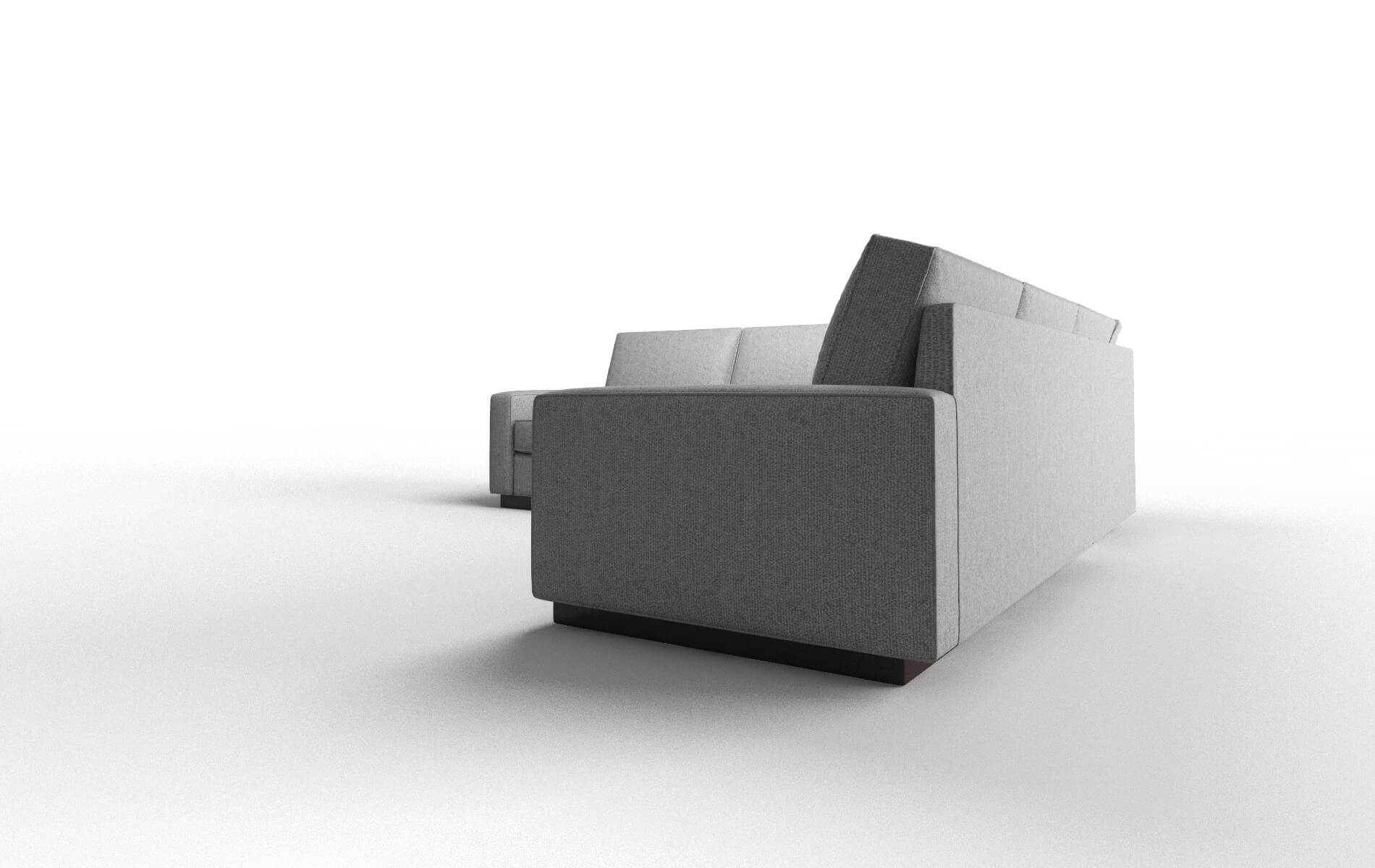 Alton Prime Ash Sectional espresso legs 4