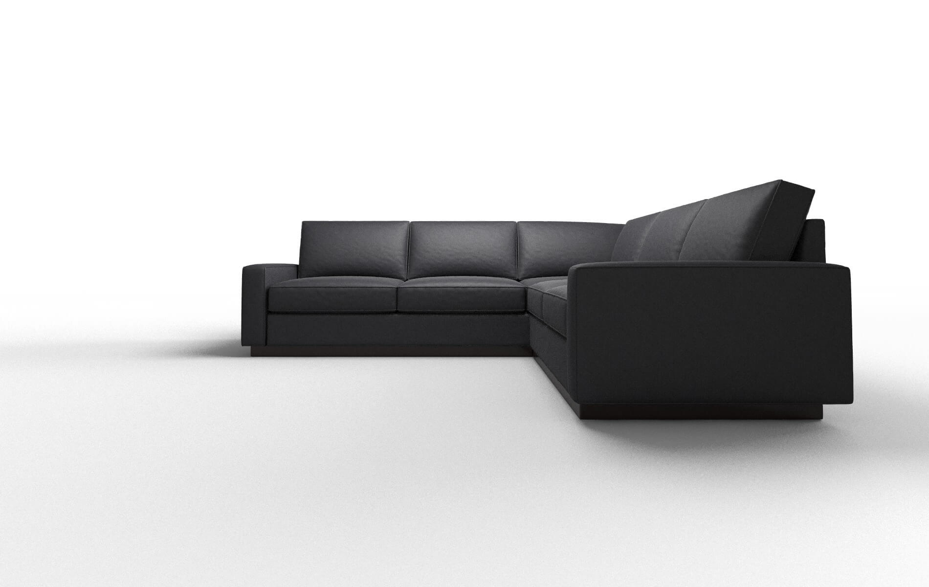 Alton Redondo Navy Sectional espresso legs 5