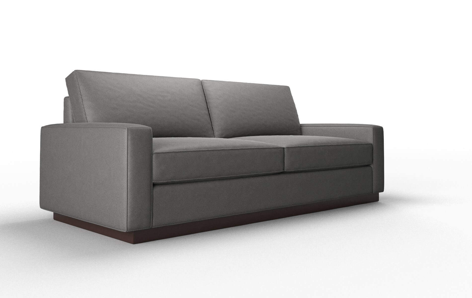 Alton Rocket Charcoal Sofa espresso legs 2