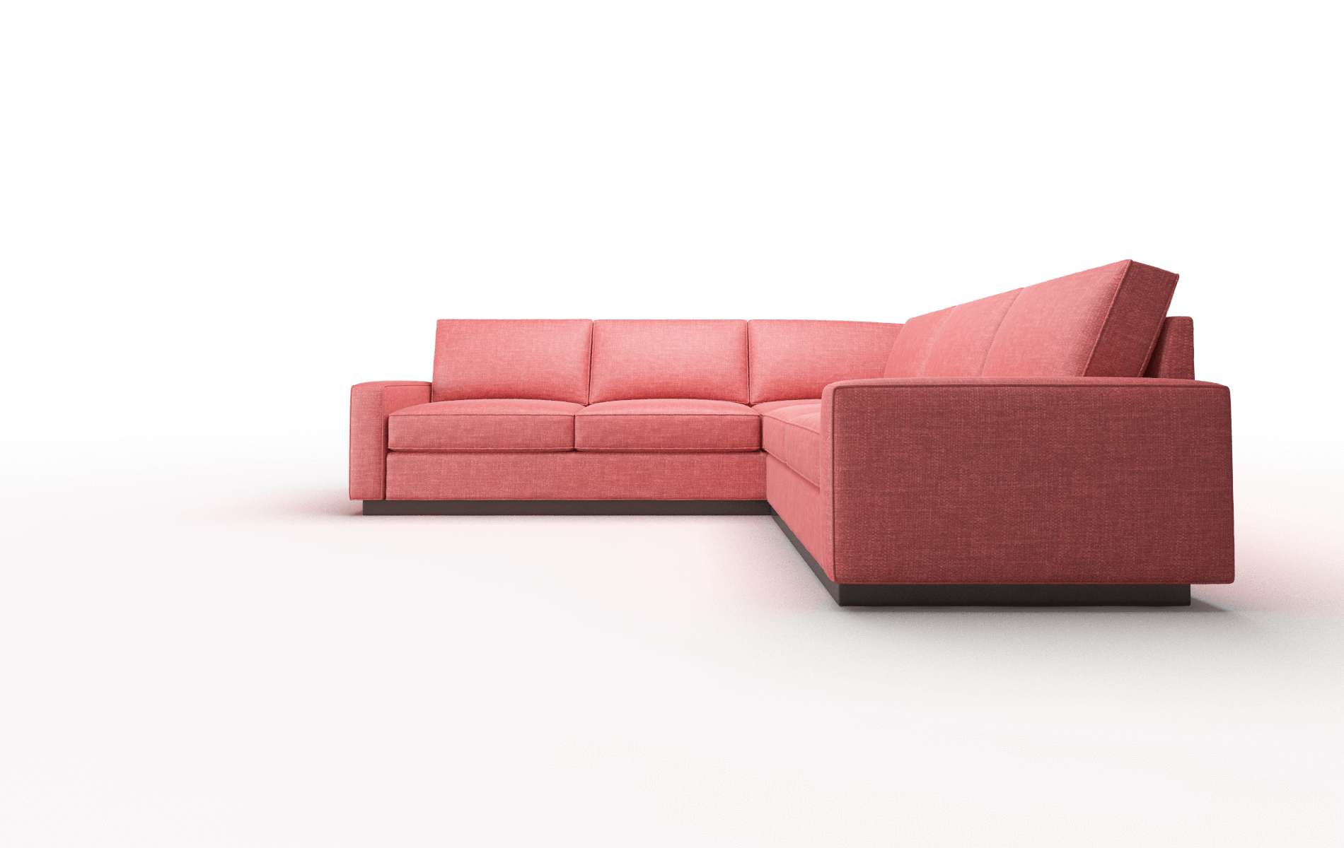 Alton Royale Berry Sectional espresso legs 5