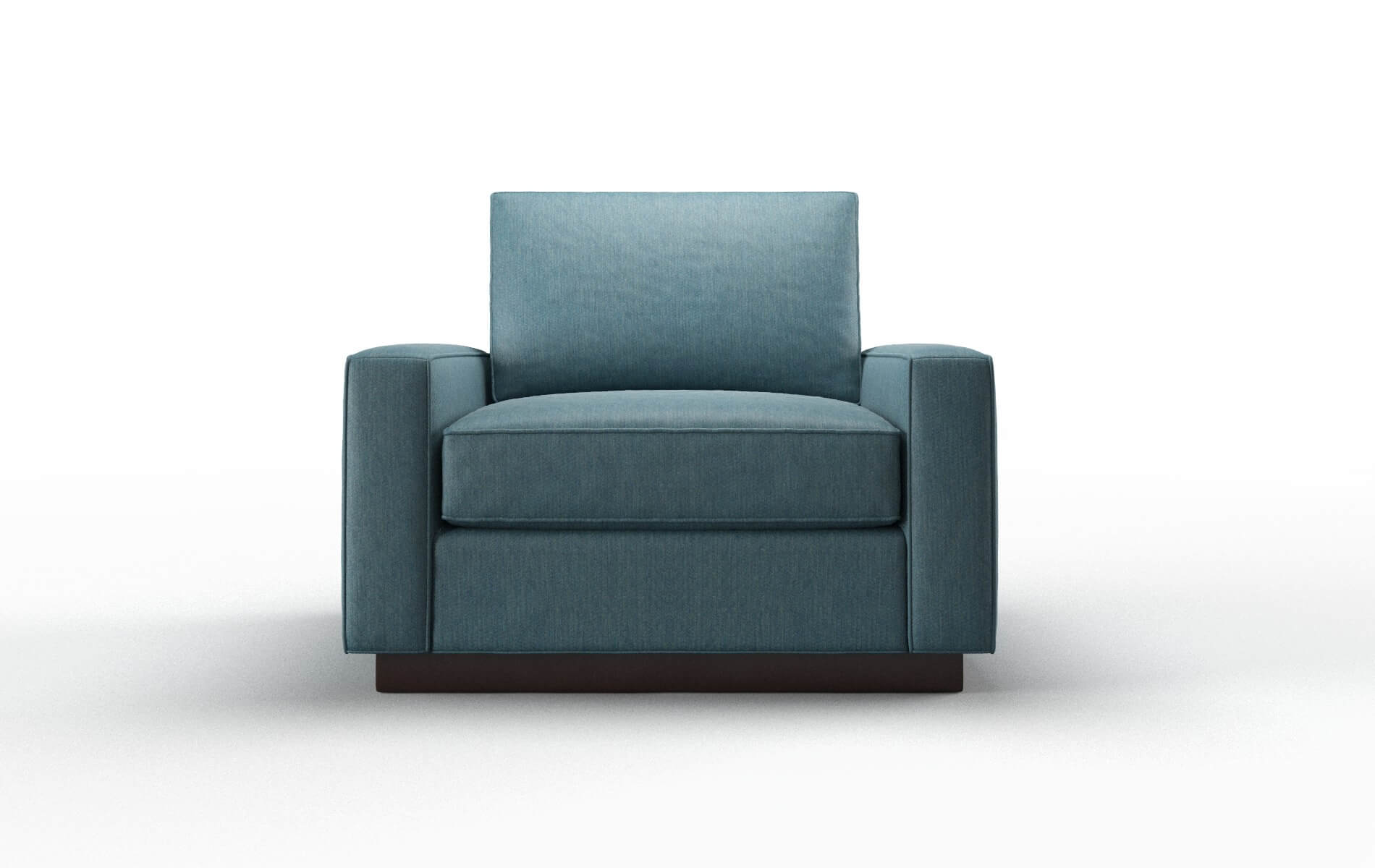 Alton Royale Electric_blue Chair espresso legs 1