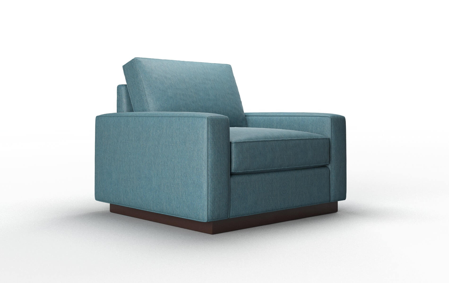 Alton Royale Electric_blue Chair espresso legs 2