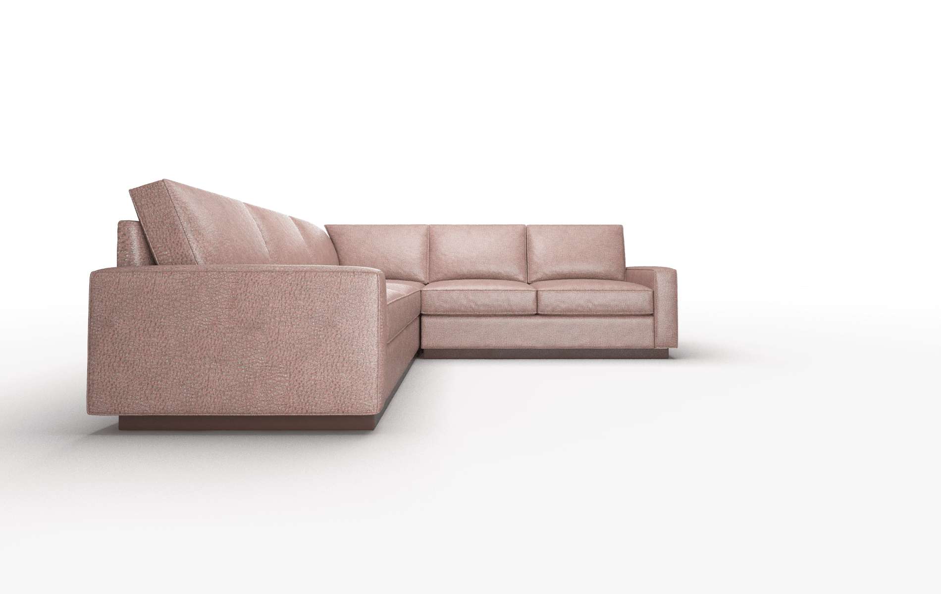 Alton Royale Mocha Sectional espresso legs 2