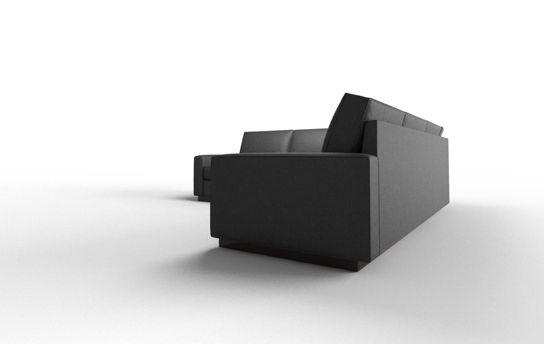 Alton Sosoftness 54 Sectional espresso legs 4