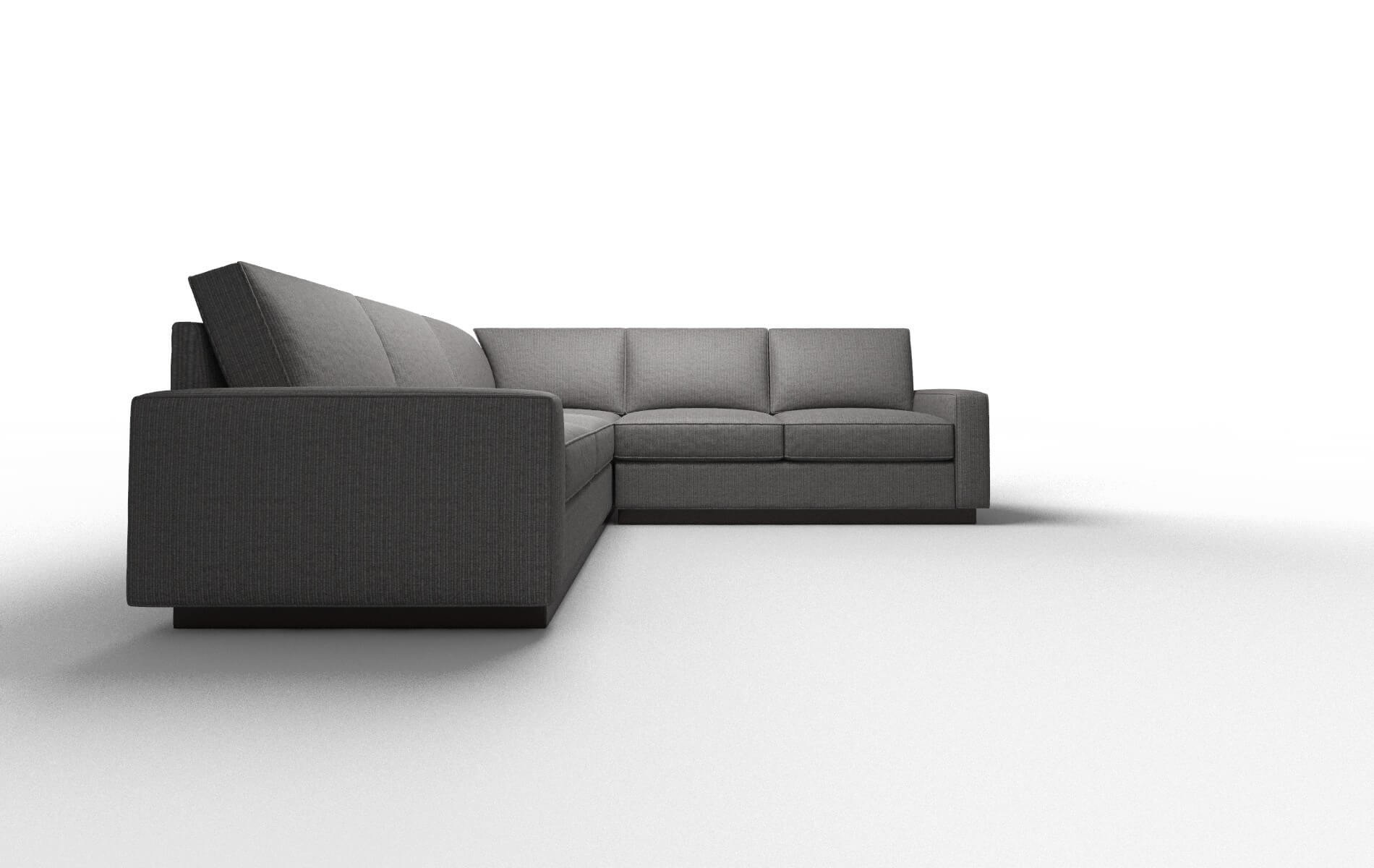 Alton Terrain Oatmeal Sectional espresso legs 2