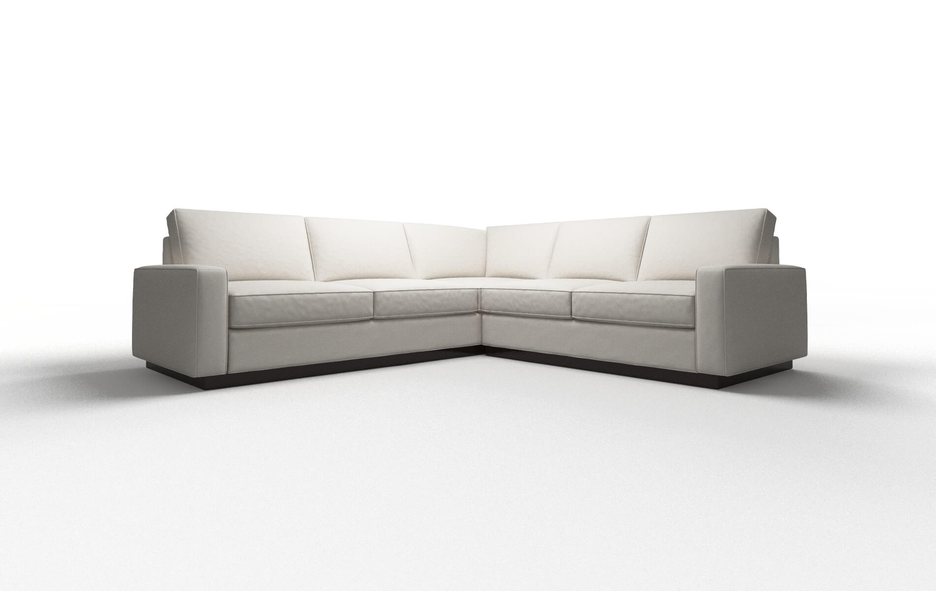 Alton Venice Eggshell Sectional espresso legs 1