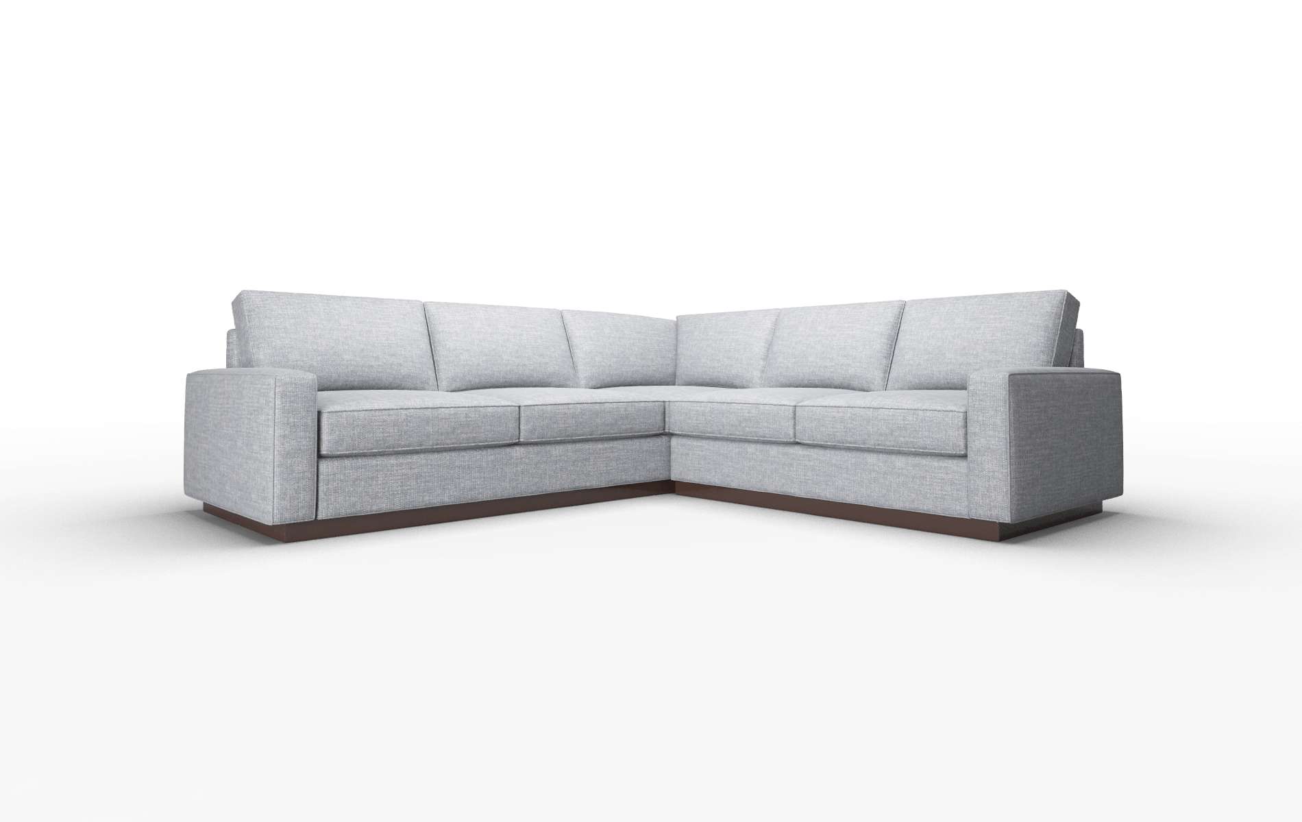 Alton Venus Mist Sectional espresso legs 1