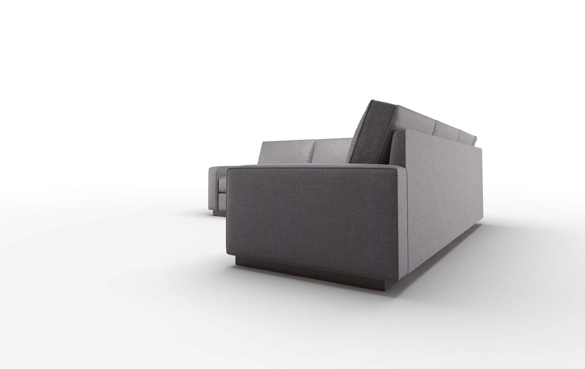 Alton Venus Onyx Sectional espresso legs 4