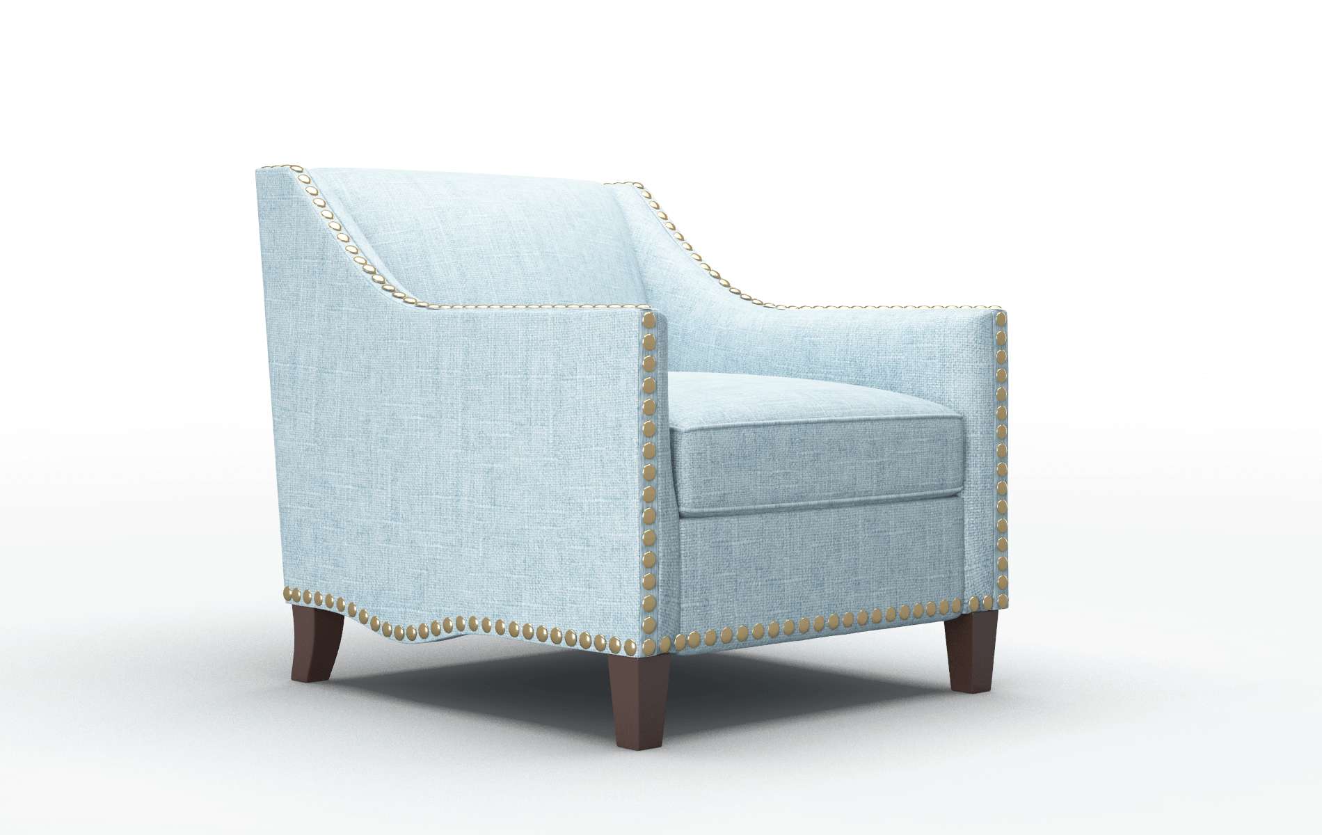 Amsterdam Atlas Turquoise Chair espresso legs 2