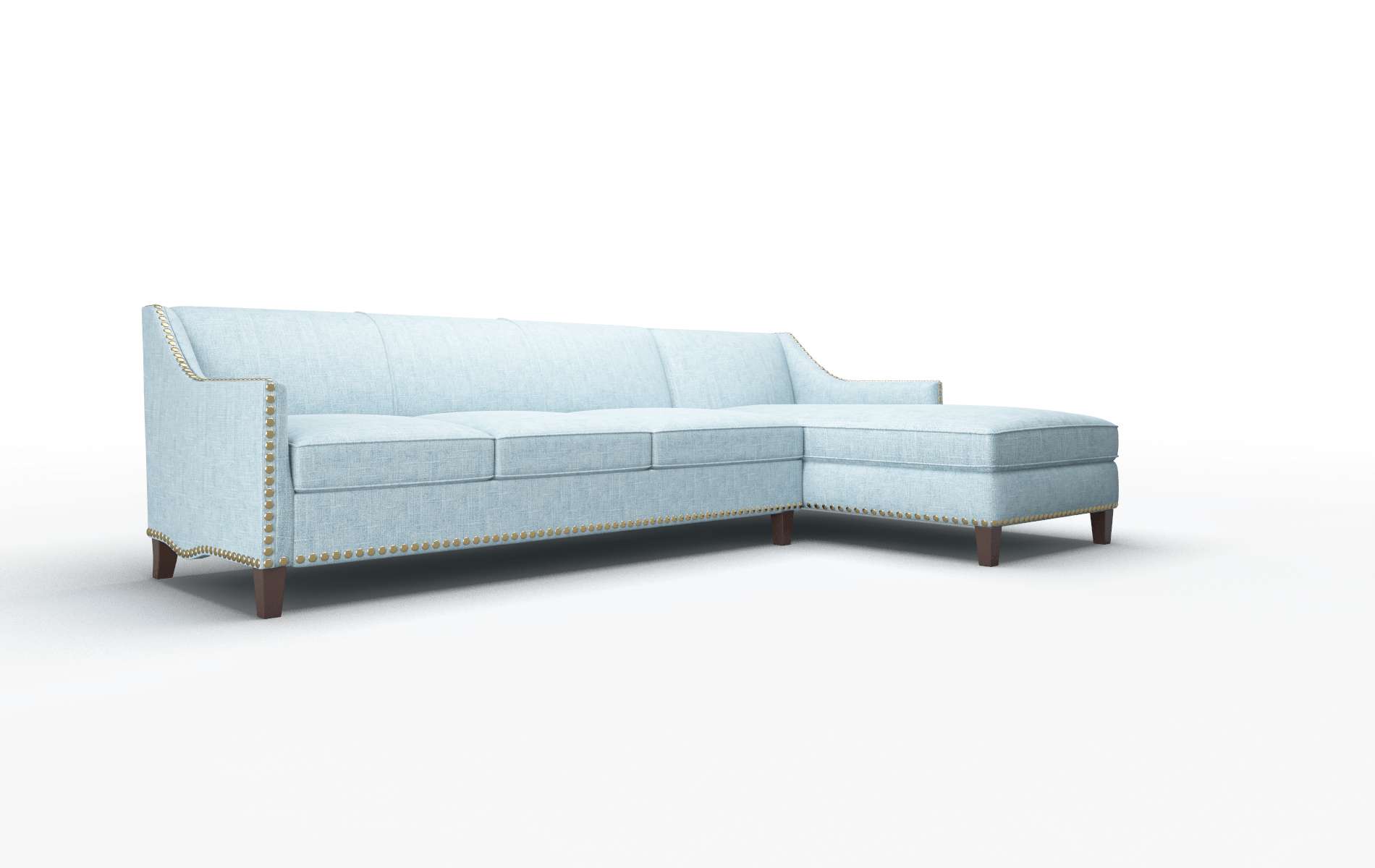 Amsterdam Atlas Turquoise Panel espresso legs 2