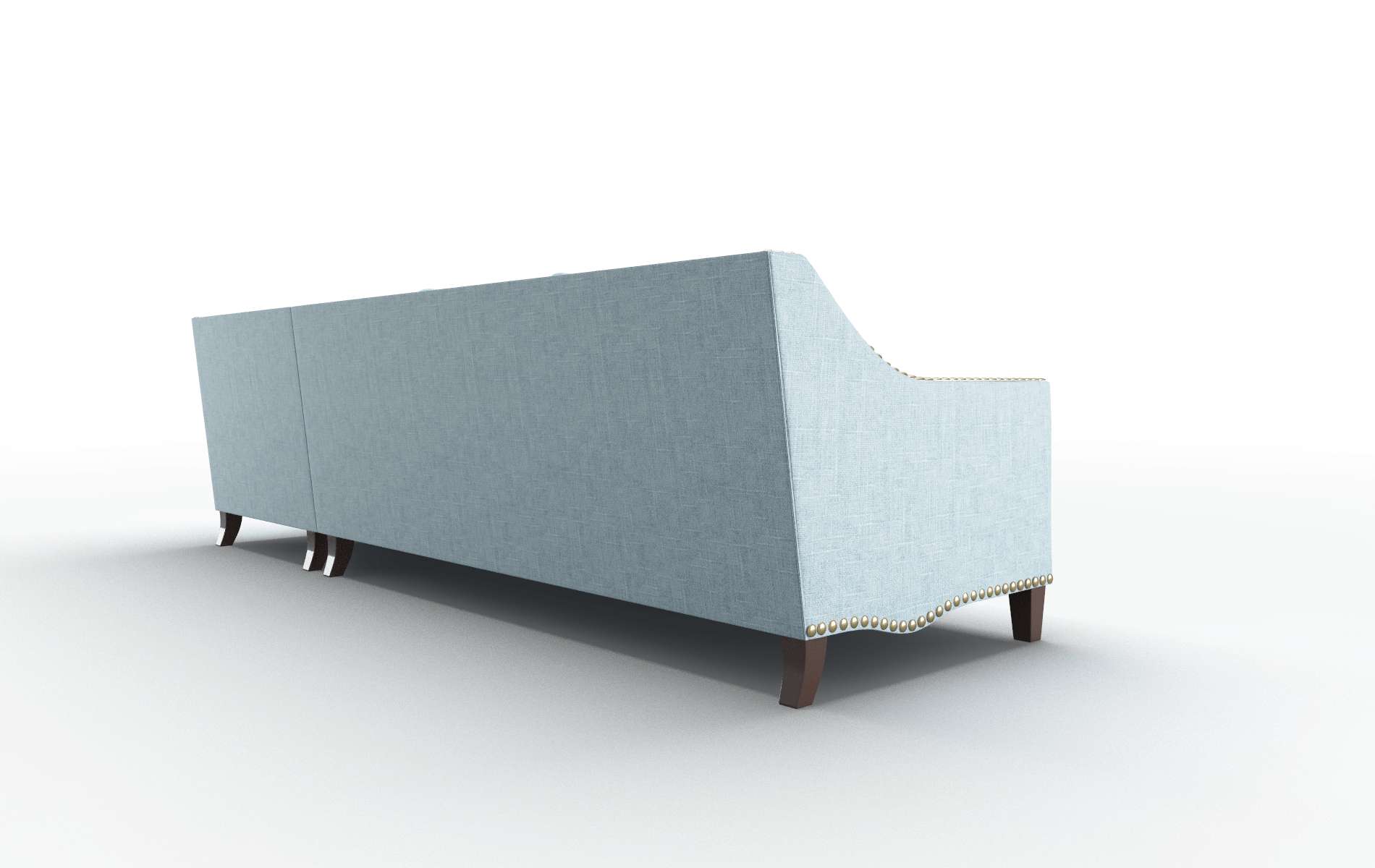 Amsterdam Atlas Turquoise Panel espresso legs 5